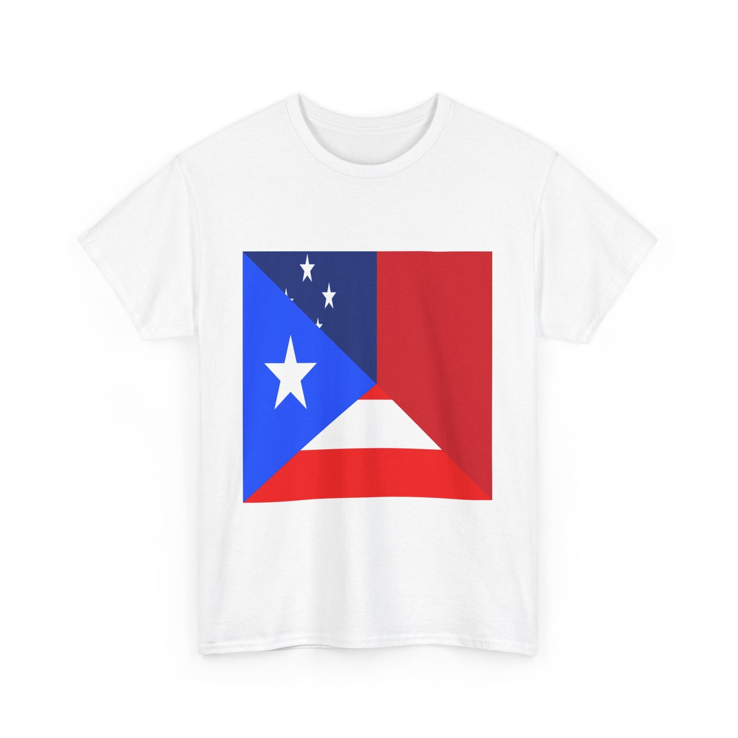 Puerto Rican Samoan Flag Tee Shirt | Unisex Puerto Rico Samoa USA Tshirt