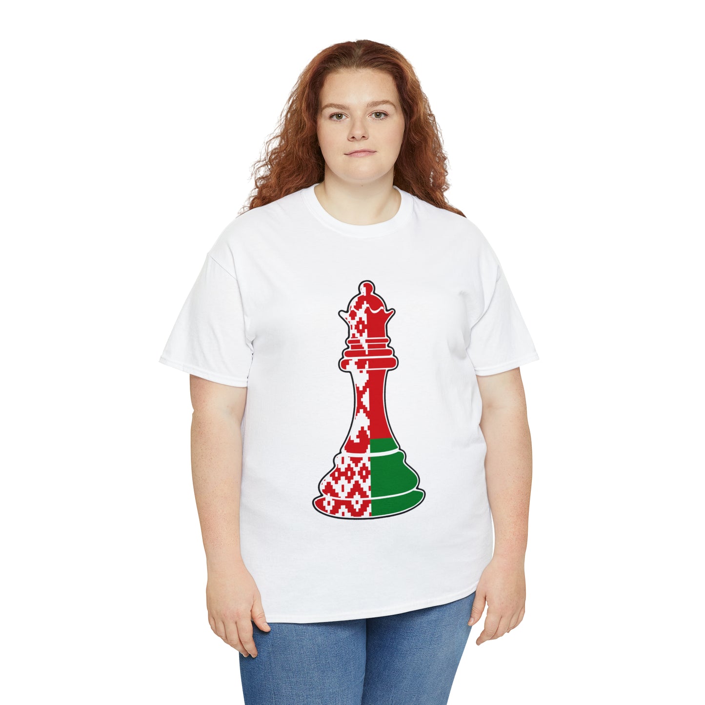 Belarusian Queen Flag Chess Piece Belarus T-Shirt | Unisex Tee Shirt