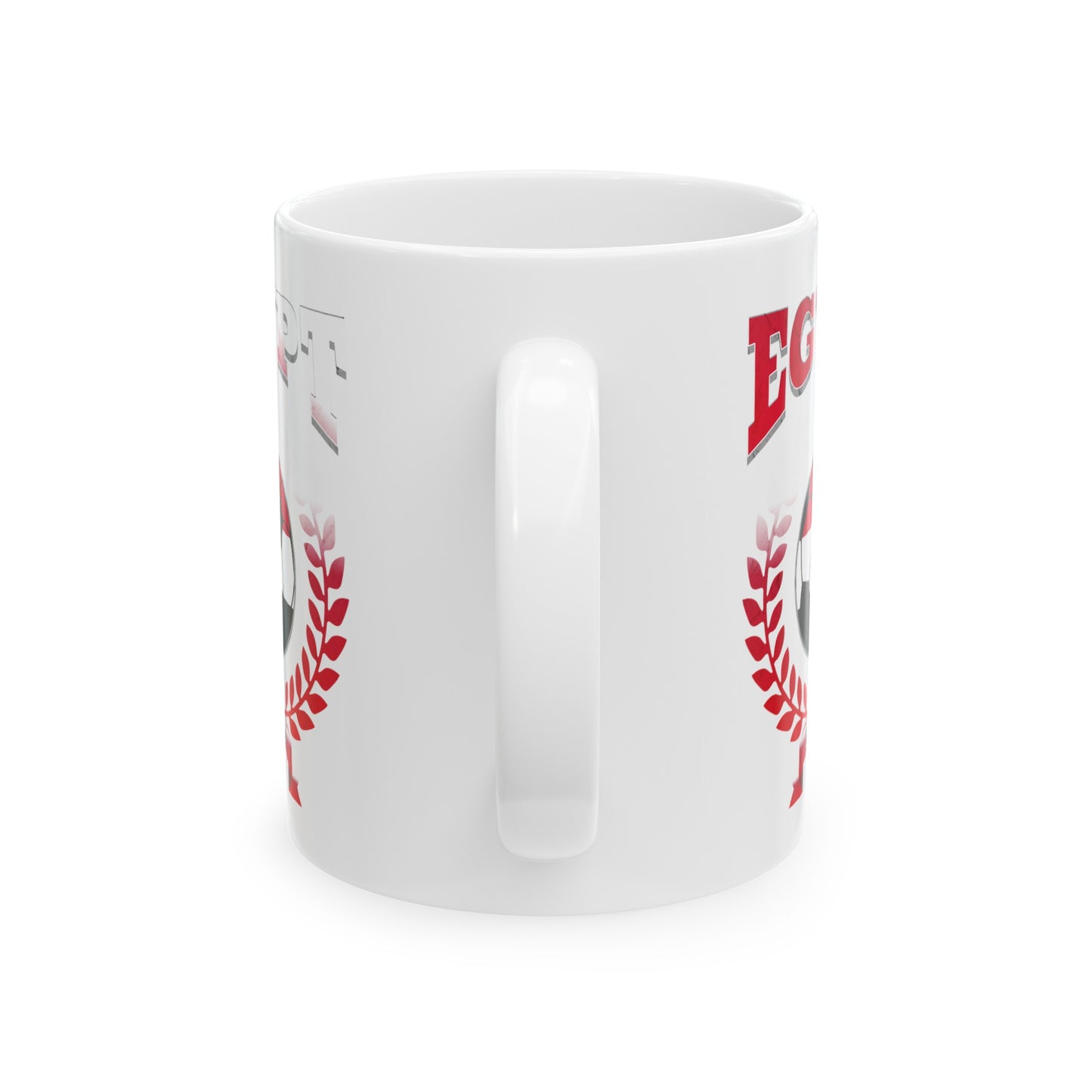 Egypt 2024 Soccer Football Championship Games Egyptian Team Ceramic Mug 11oz, 15oz Cup