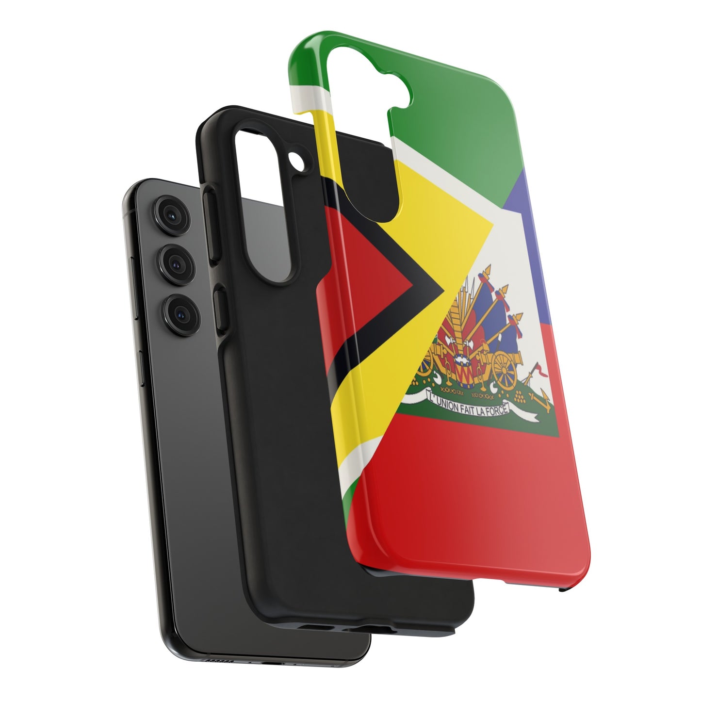 Haiti Guyana Flag Haitian Guyanese Tough Phone Cases