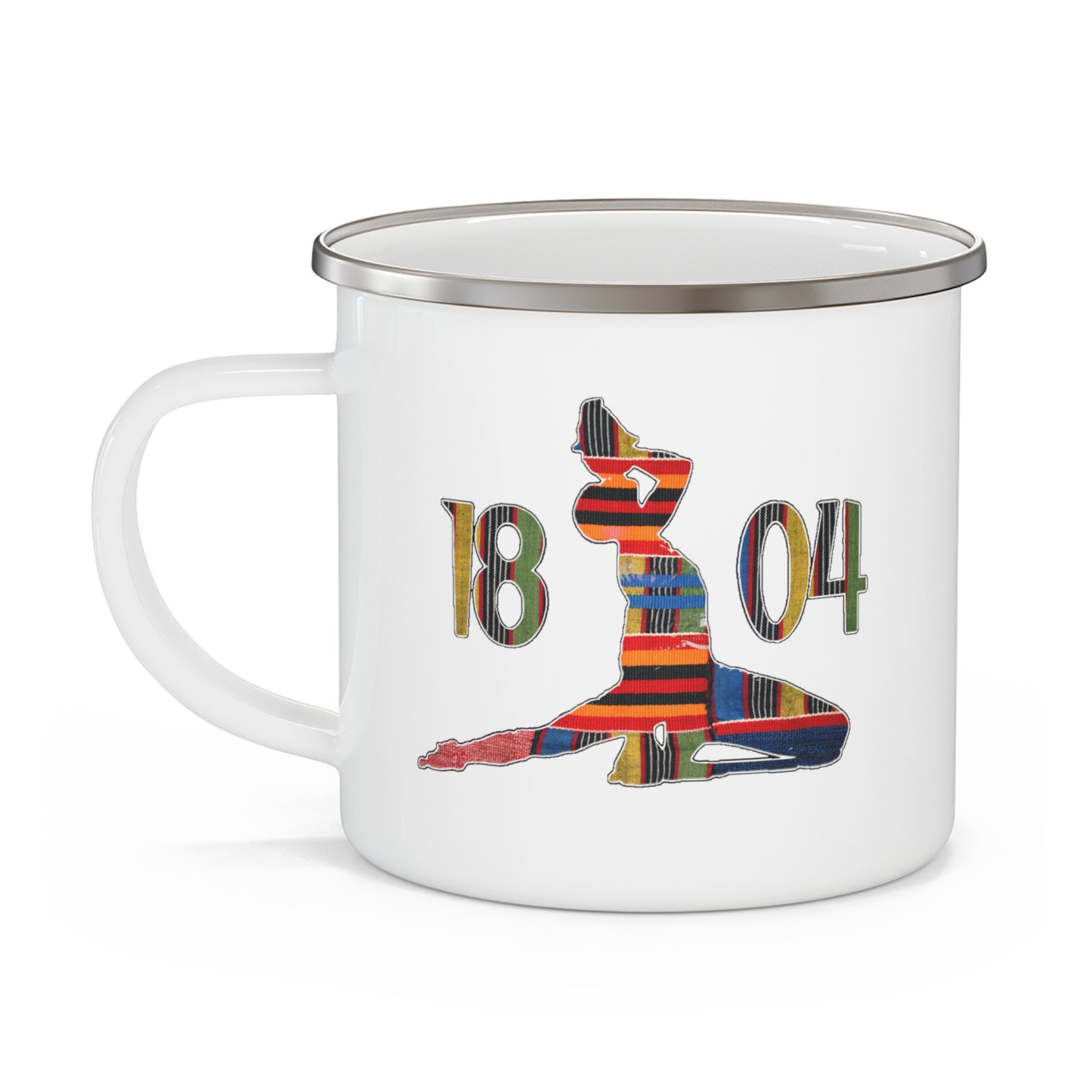 Kente Neg Marron 1804 Haiti | Haitian Neg Mawon 12oz Enamel Mug