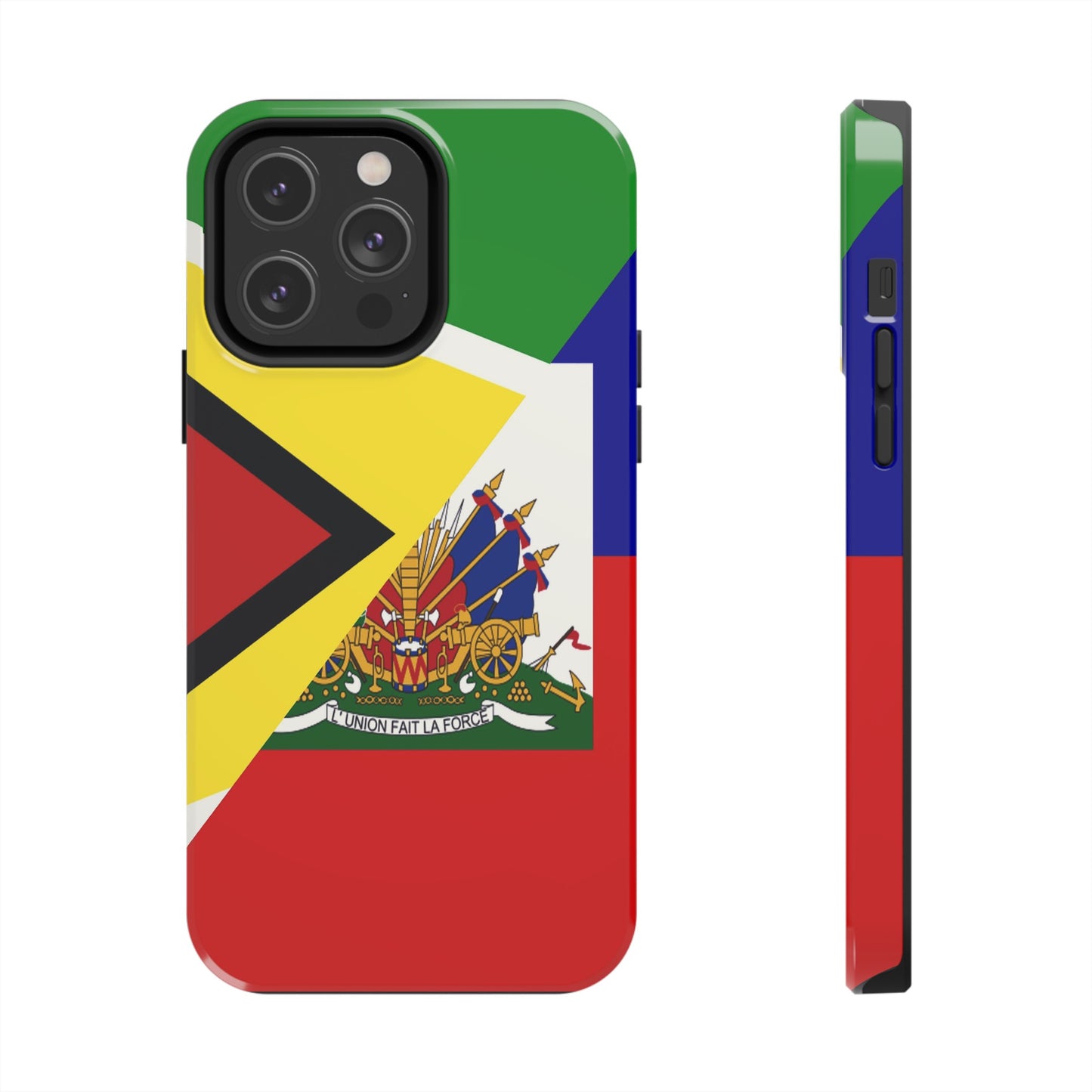 Haiti Guyana Flag Haitian Guyanese Tough Phone Cases