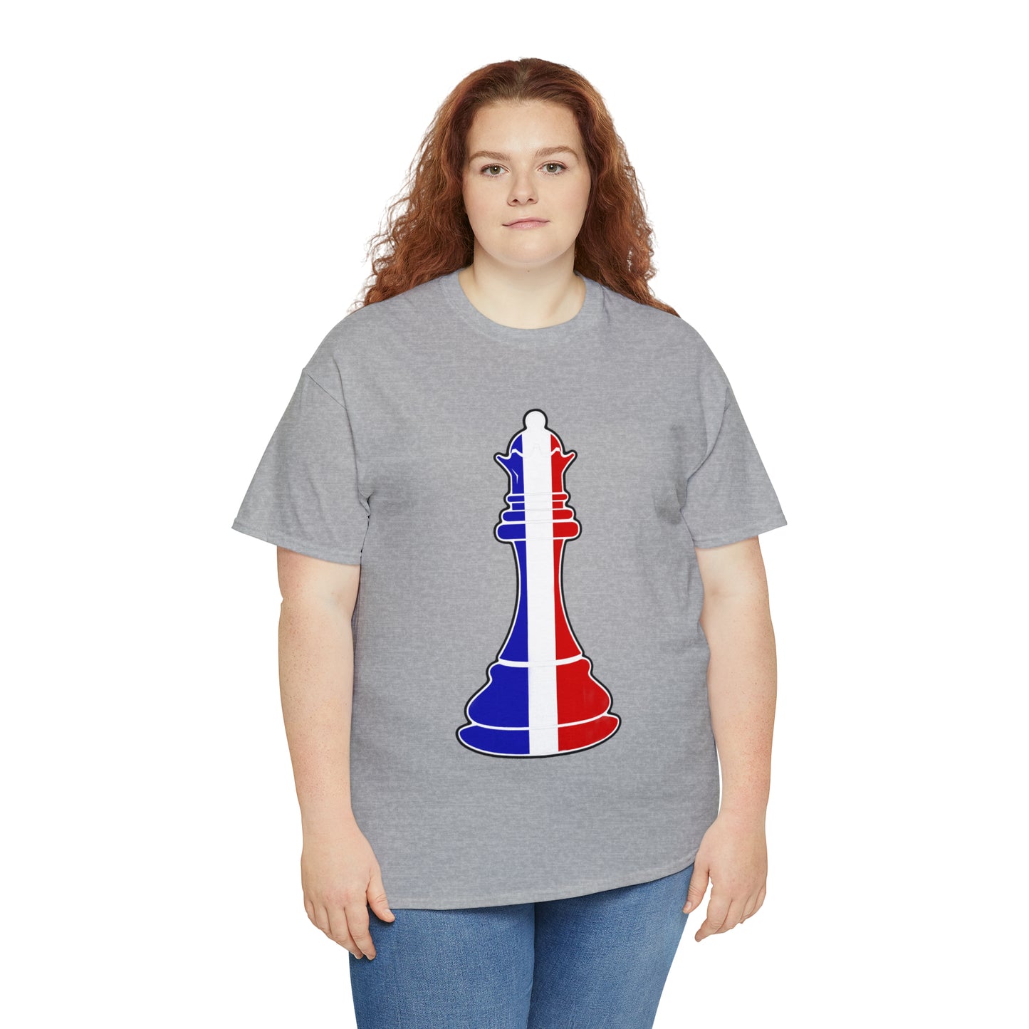 French Queen Flag Chess Piece France T-Shirt | Unisex Tee Shirt