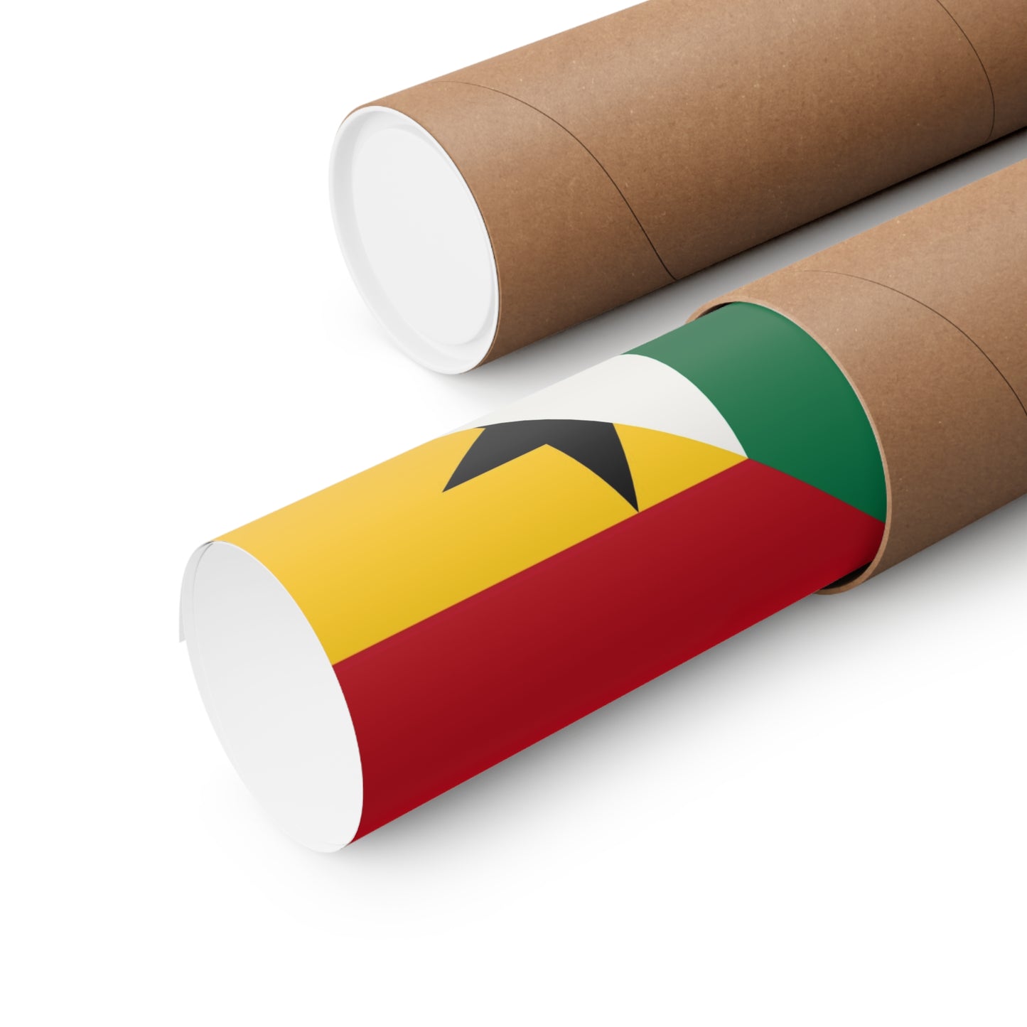 Nigerian Ghanaian Flag Nigeria Ghana Naija Premium Matte Poster