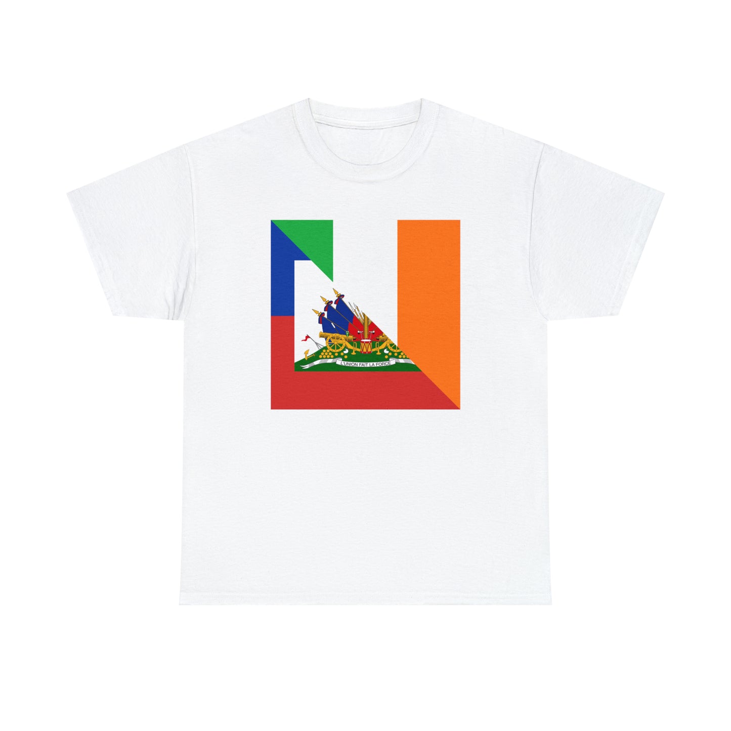 Haitian Irish Flag Half Haiti Ireland T-Shirt | Unisex Tee Shirt