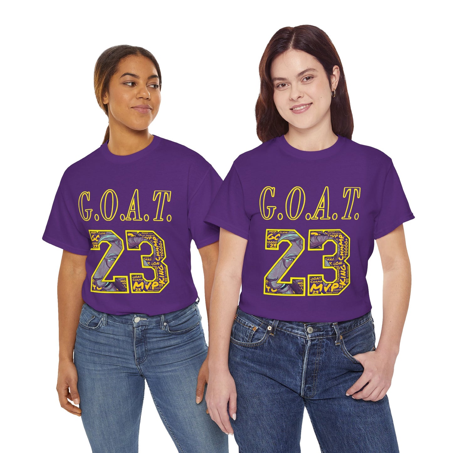 GOAT 23 T-Shirt | Los Angeles Basketball G.O.A.T Tee