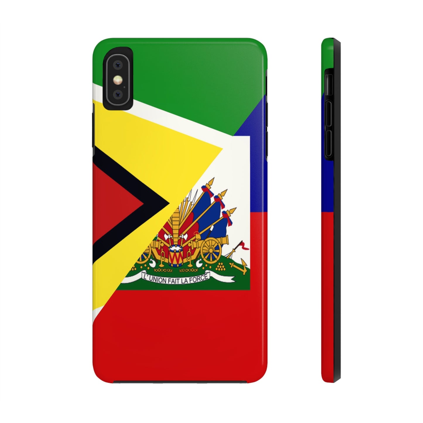 Haiti Guyana Flag Haitian Guyanese Tough Phone Cases