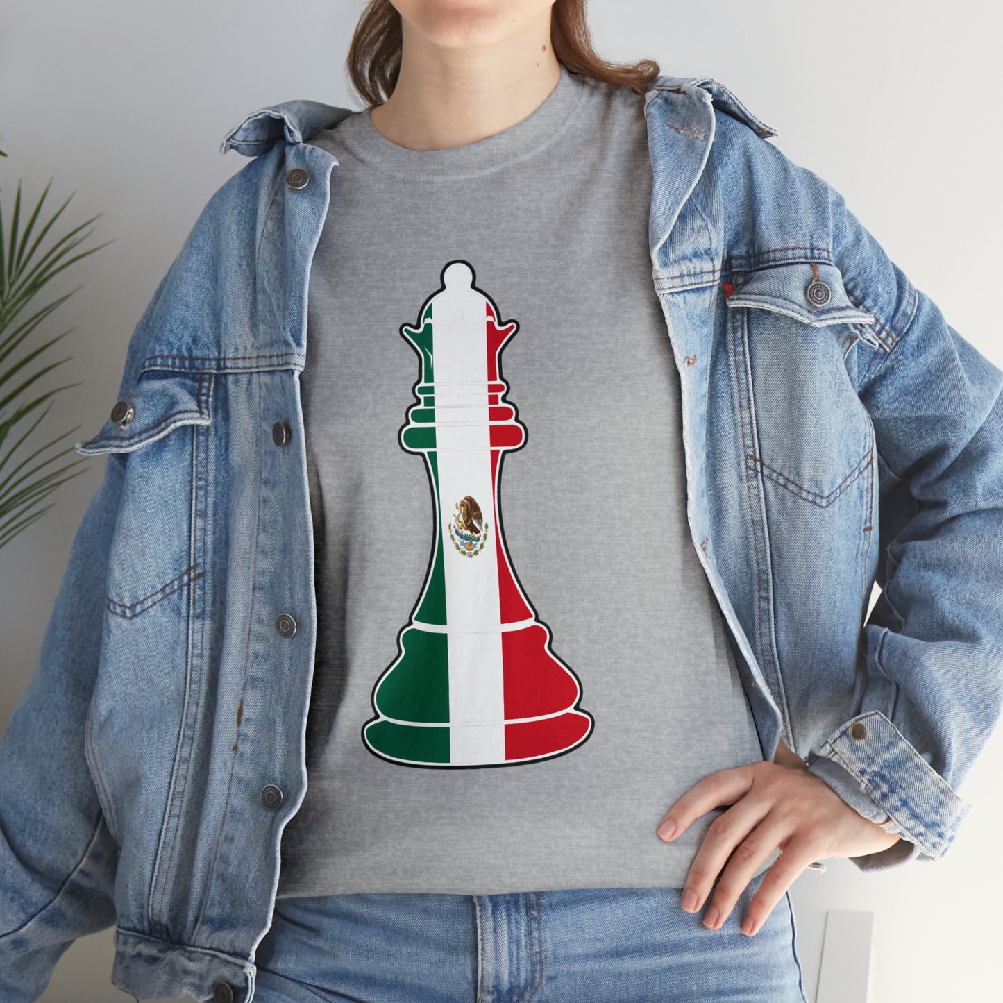 Mexican Queen Flag Chess Piece Mexico T-Shirt | Unisex Tee Shirt