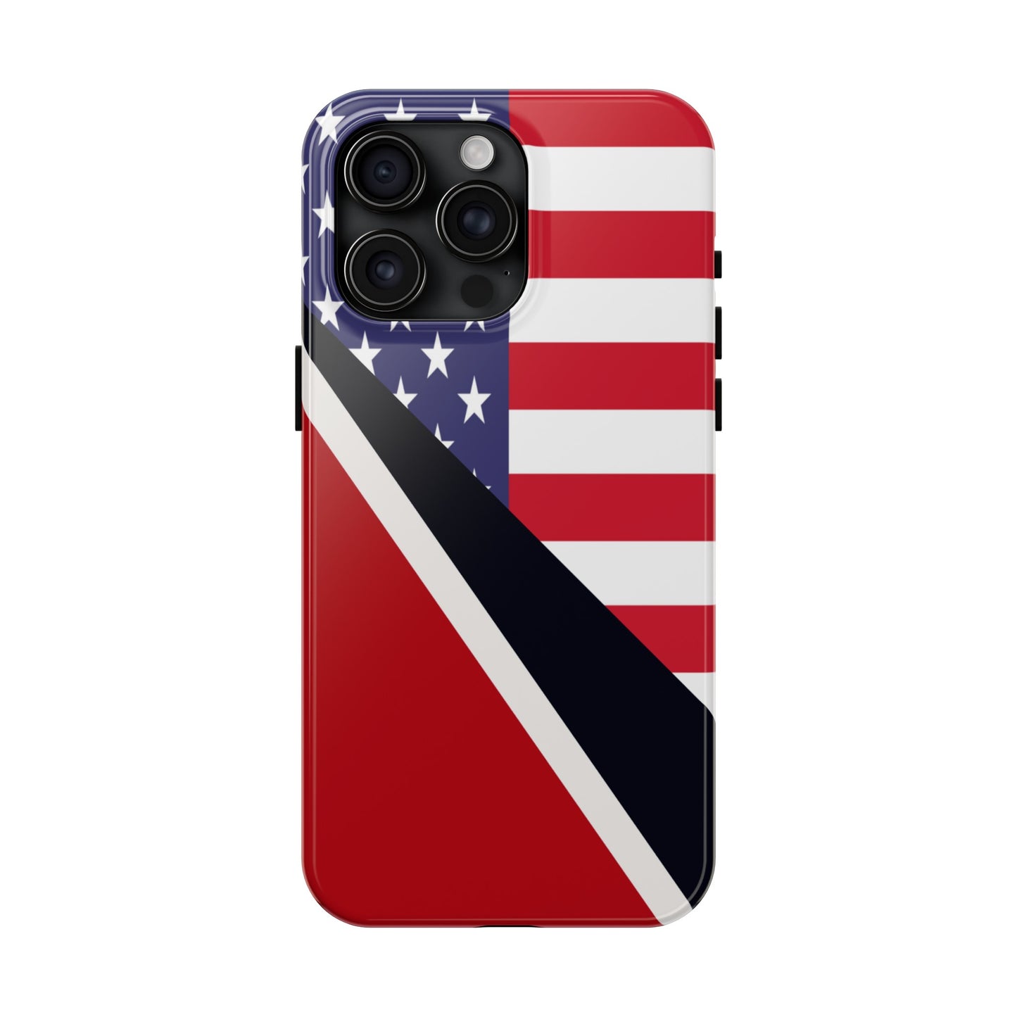 Trinidad American Flag Trini USA Tough Phone Cases