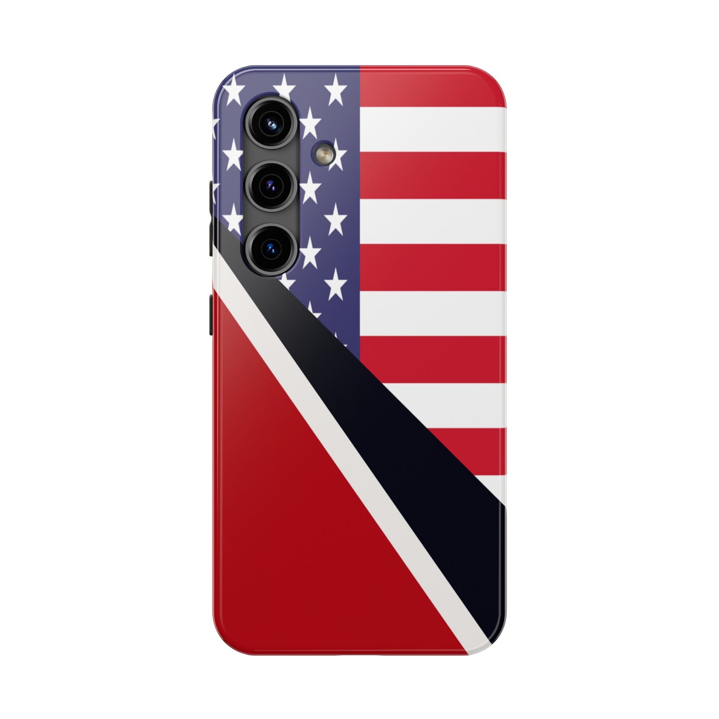 Trinidad American Flag Trini USA Tough Phone Cases