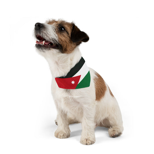 Jordan Pet Bandana Collar | Jordanian flag Dog Cat Animal