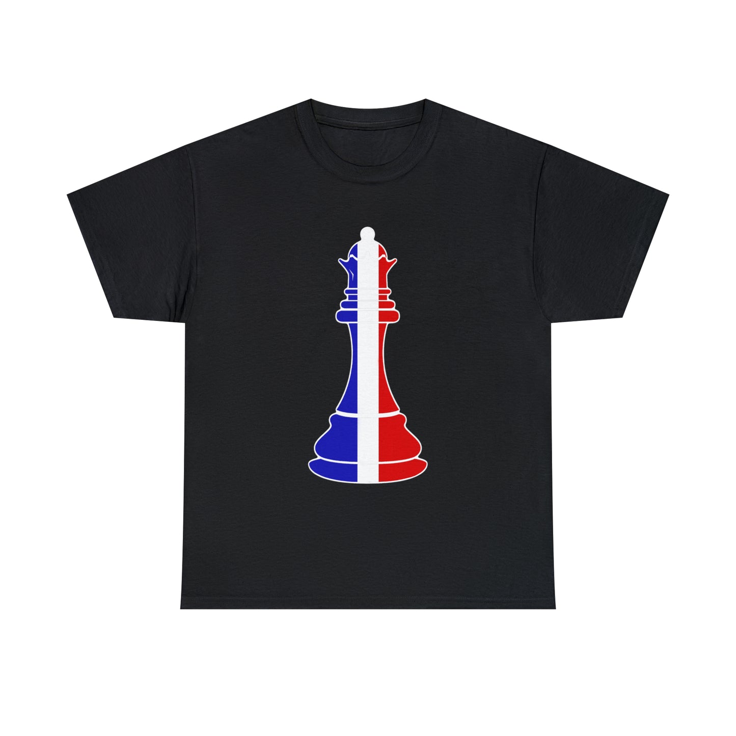 French Queen Flag Chess Piece France T-Shirt | Unisex Tee Shirt