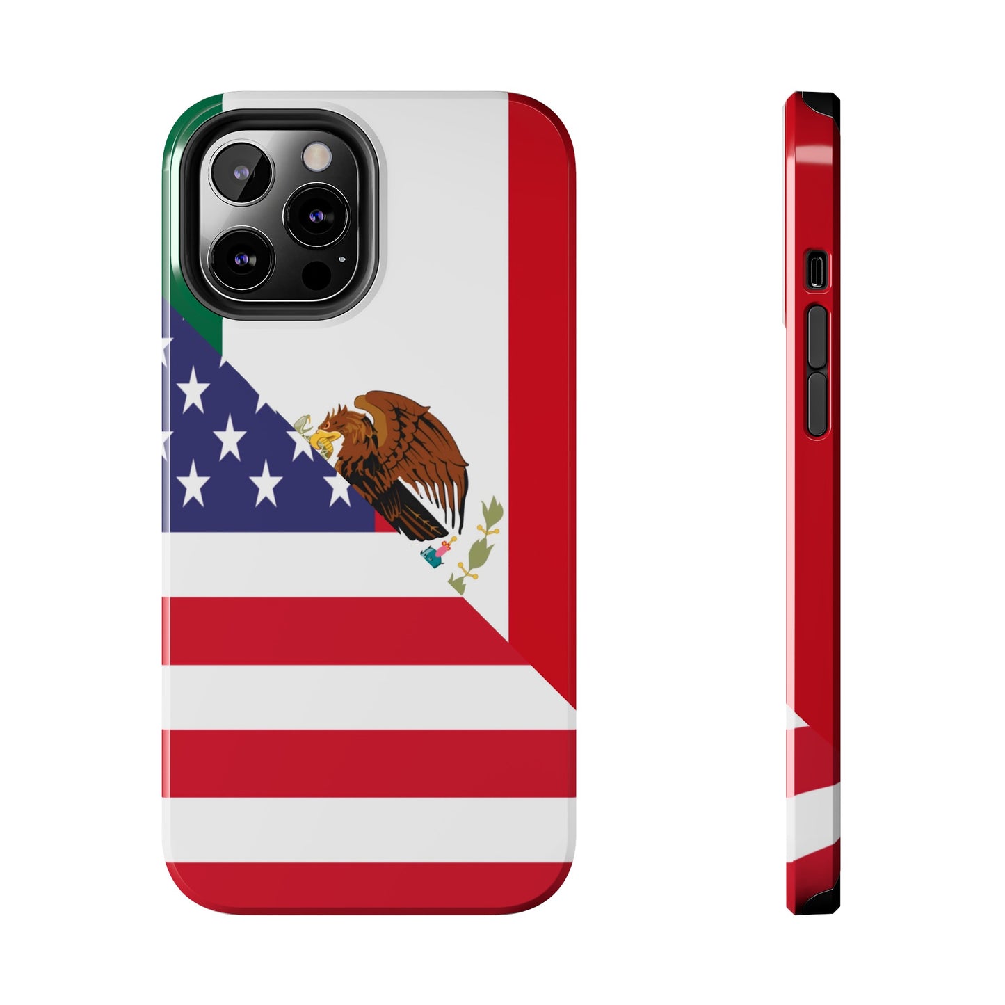 Mexican American Flag Mexico USA Tough Phone Cases