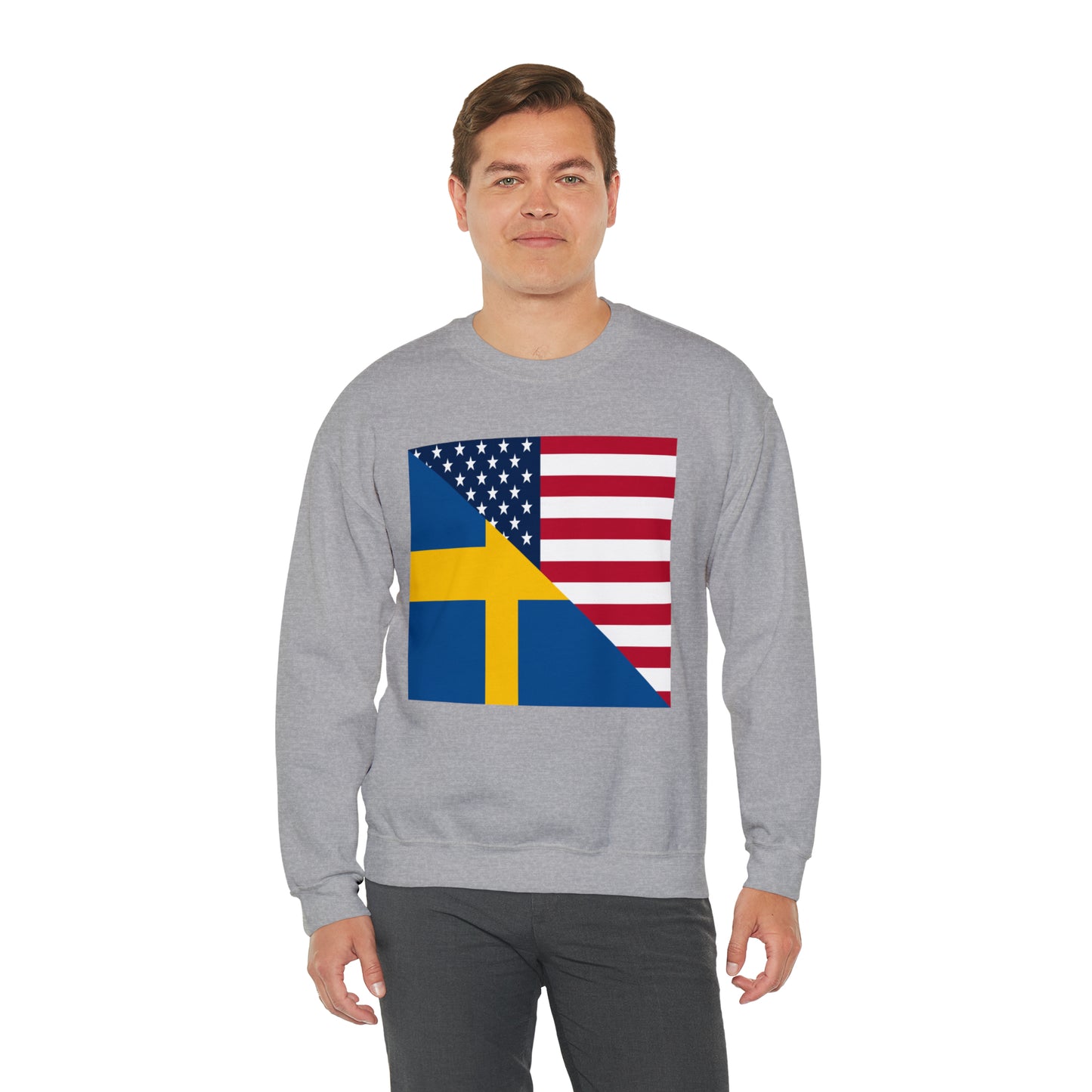 Swedish American Flag Sweden USA Unisex Sweatshirt