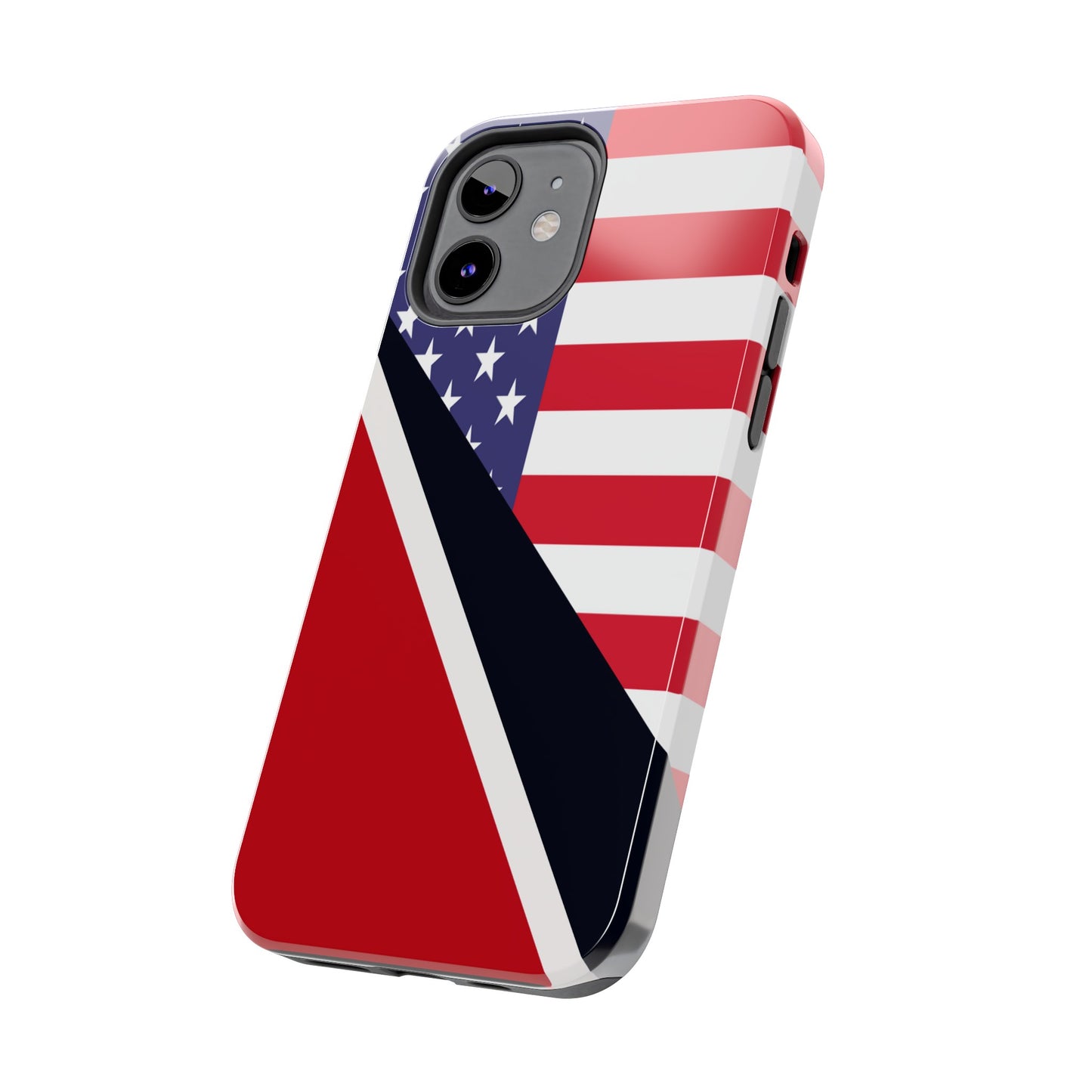 Trinidad American Flag Trini USA Tough Phone Cases