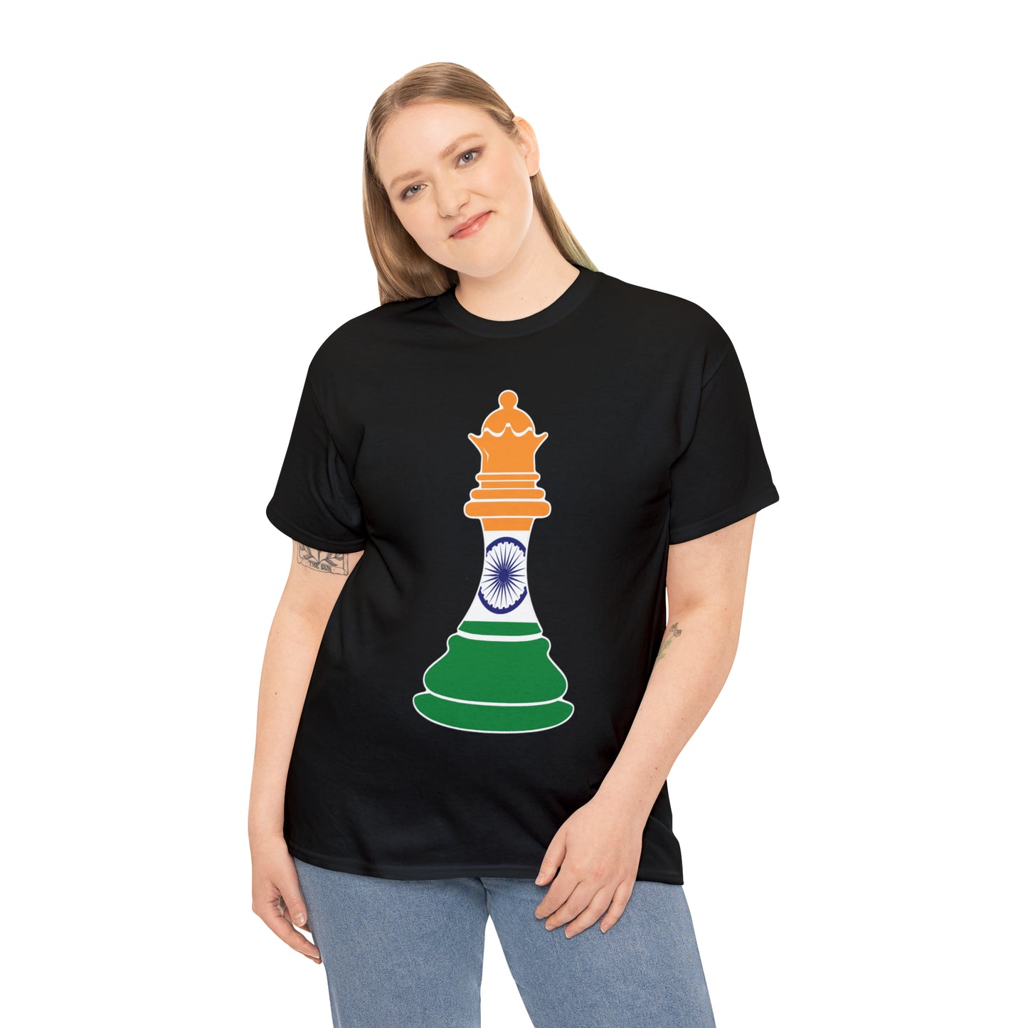 Indian Queen Flag Chess Piece India T-Shirt | Unisex Tee Shirt