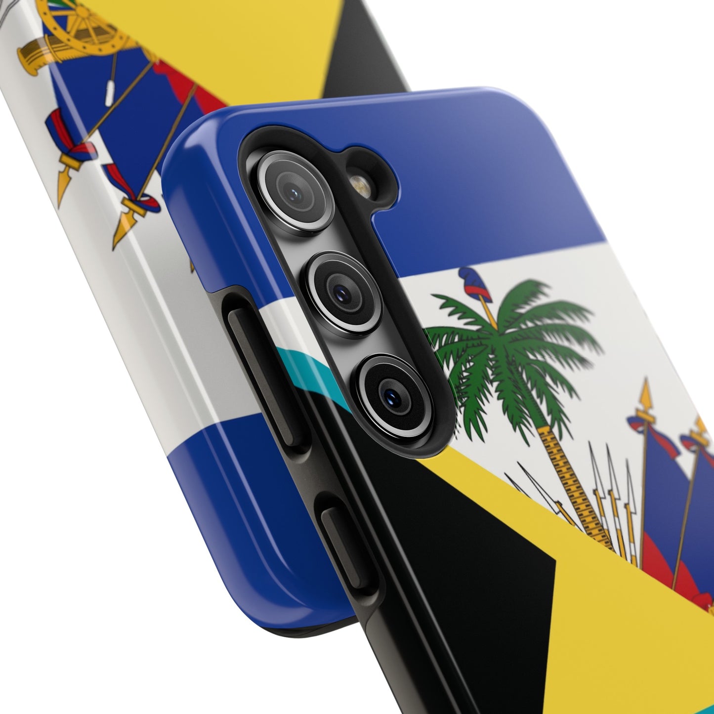 Bahamas Haiti Flag Bahamian Haitian Tough Phone Cases