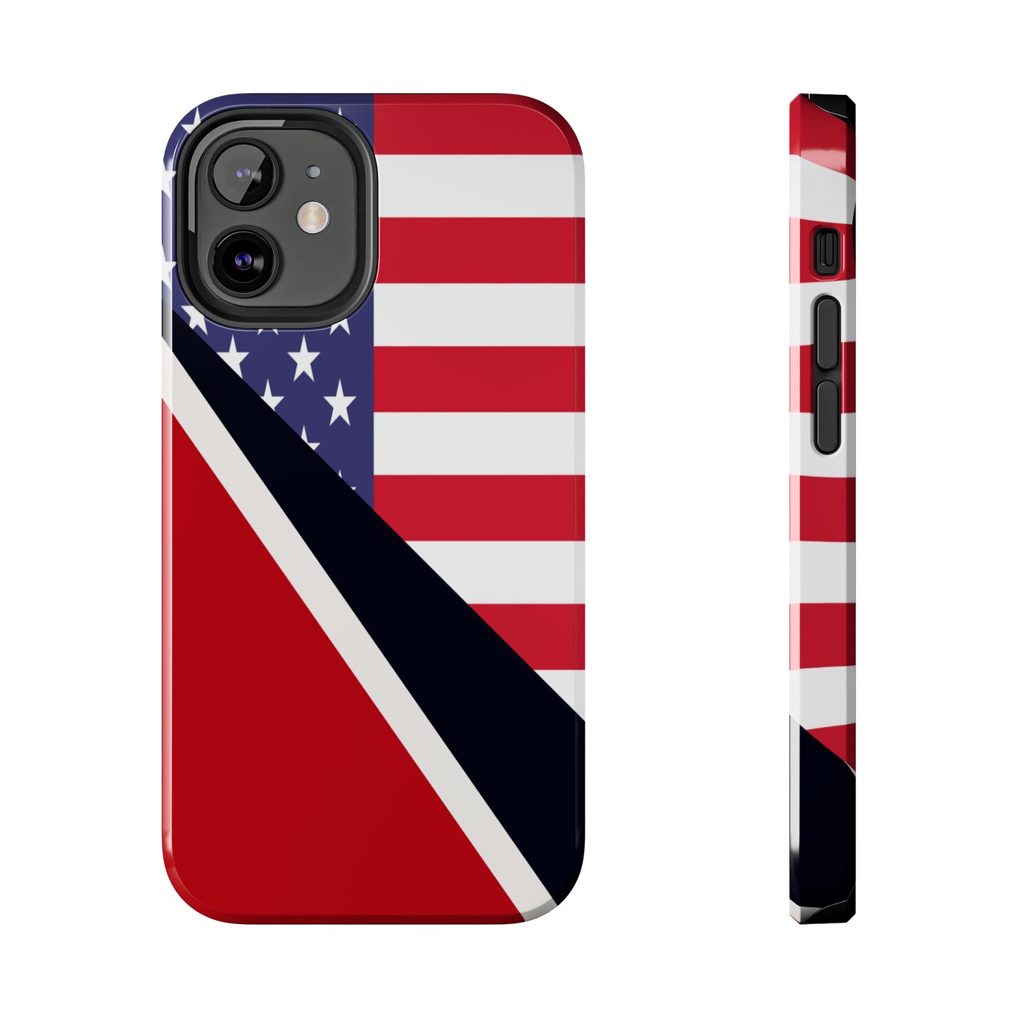 Trinidad American Flag Trini USA Tough Phone Cases