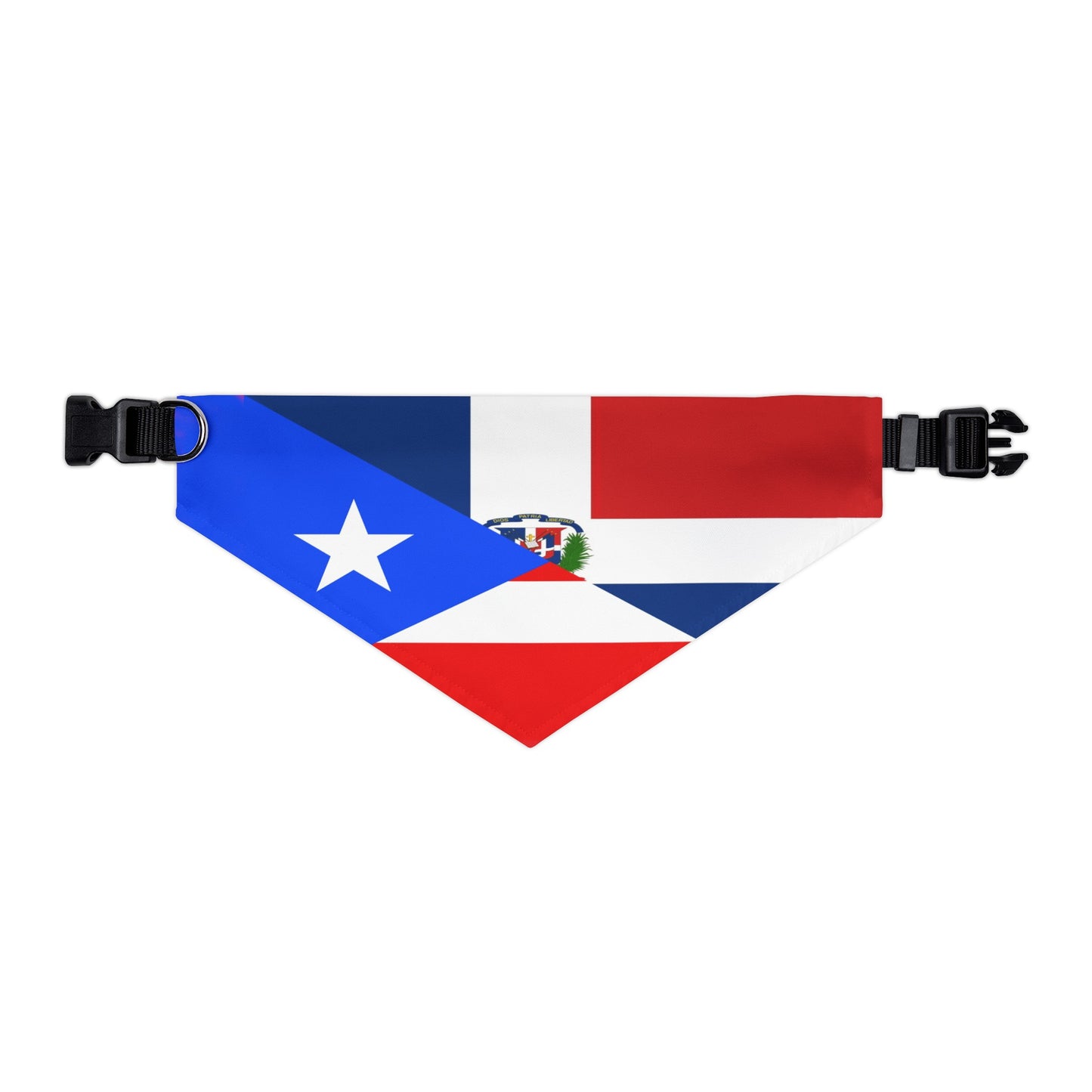 Puerto Rico Dominican Republic Pet Dog Cat Bandana Collar | PR DR