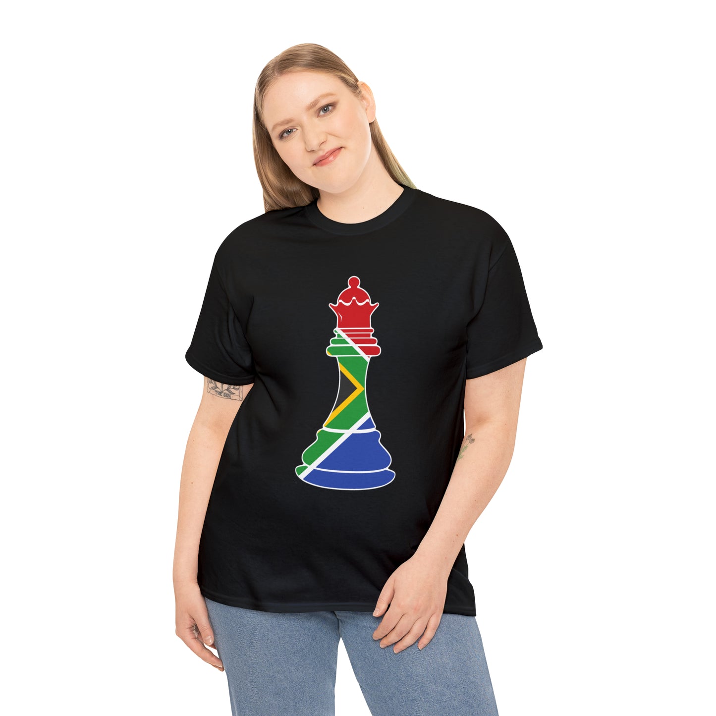 South African Queen Flag Chess Piece SA T-Shirt | Unisex Tee Shirt