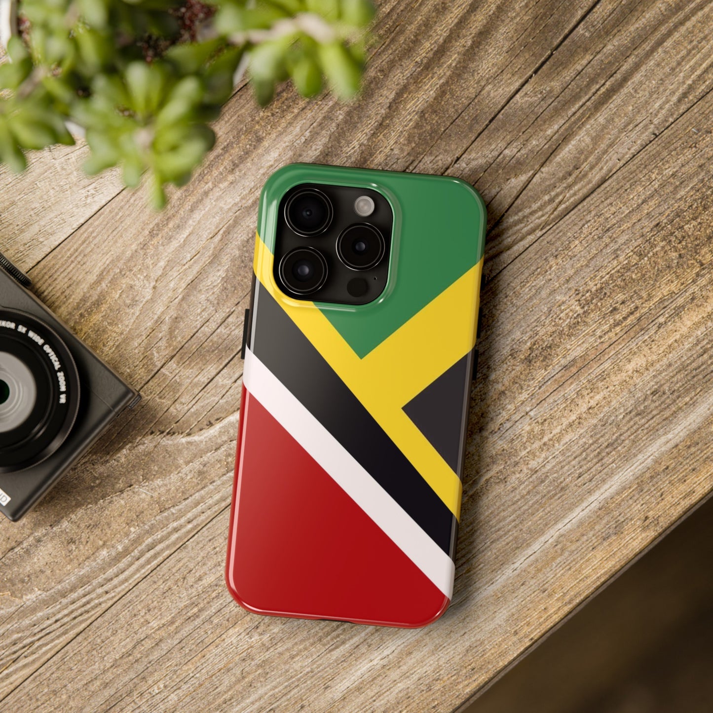 Jamaica Trinidad Flag Jamaican Trini Tough Phone Cases