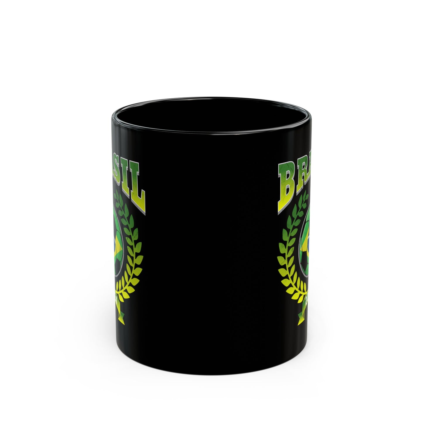 Brasil 2024 Soccer Football Championship Games Brazil Team Black Mug (11oz, 15oz)