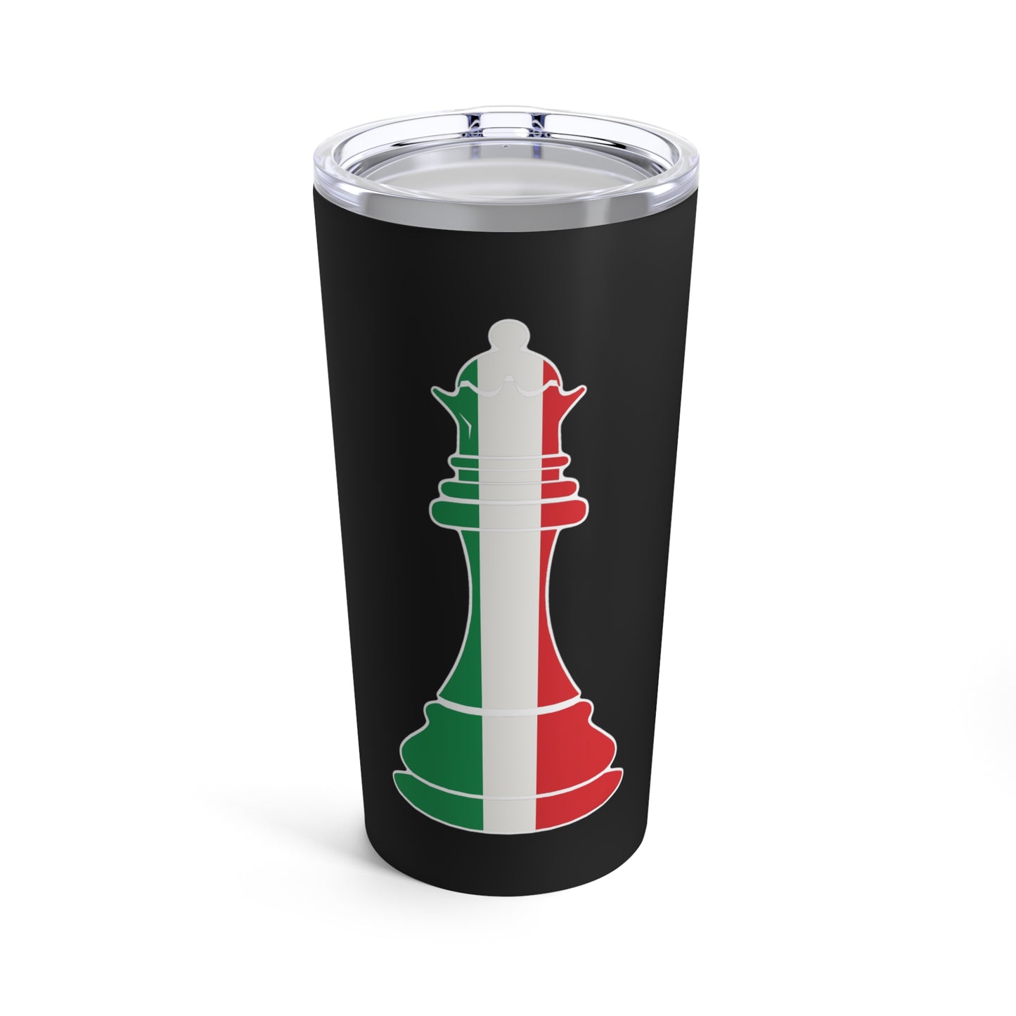 Italian Queen Flag Chess Piece Italy Tumbler 20oz Beverage Container