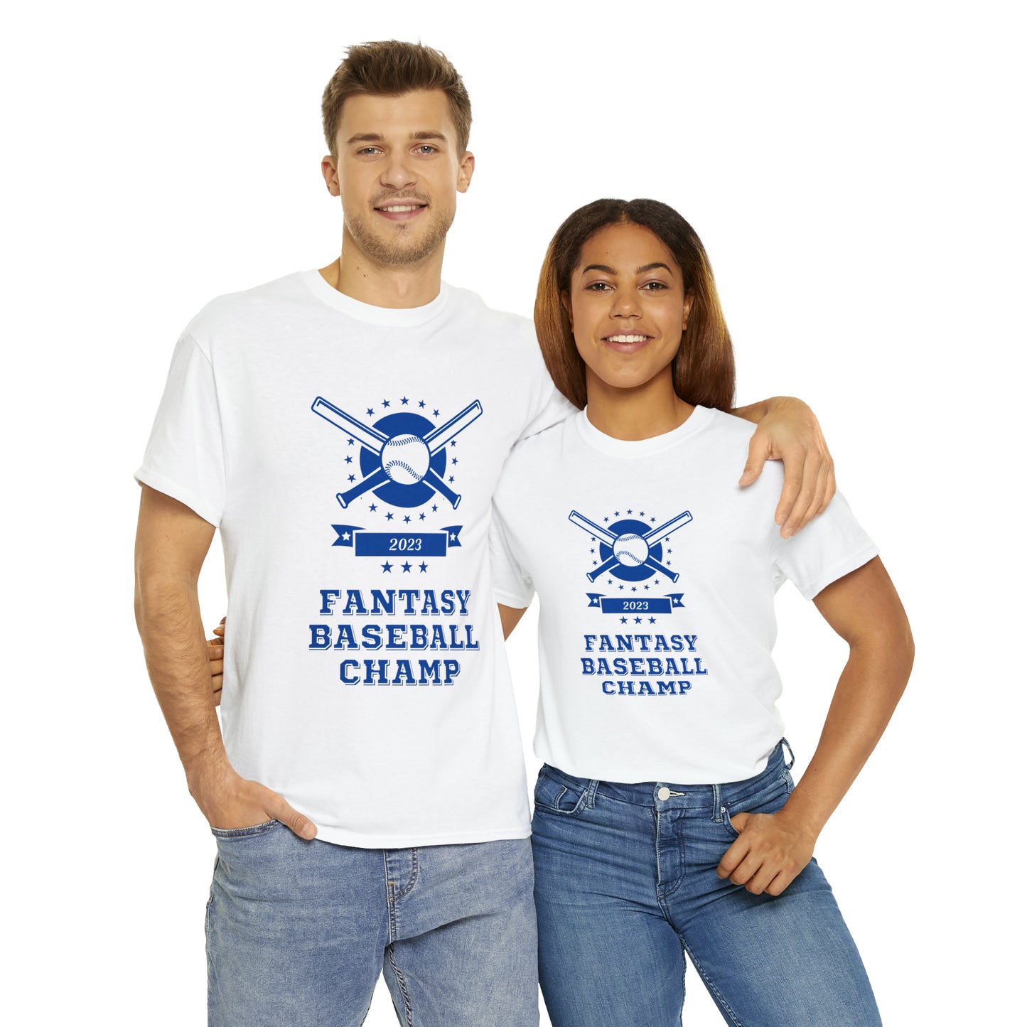 Fantasy Baseball 2023 Champion Fantasy League Champ T-Shirt | Unisex Tee Shirt