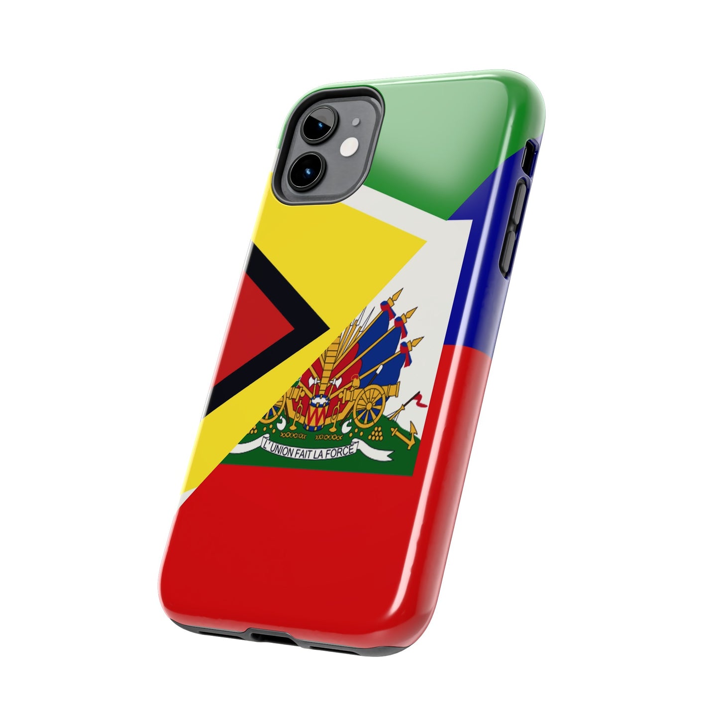 Haiti Guyana Flag Haitian Guyanese Tough Phone Cases