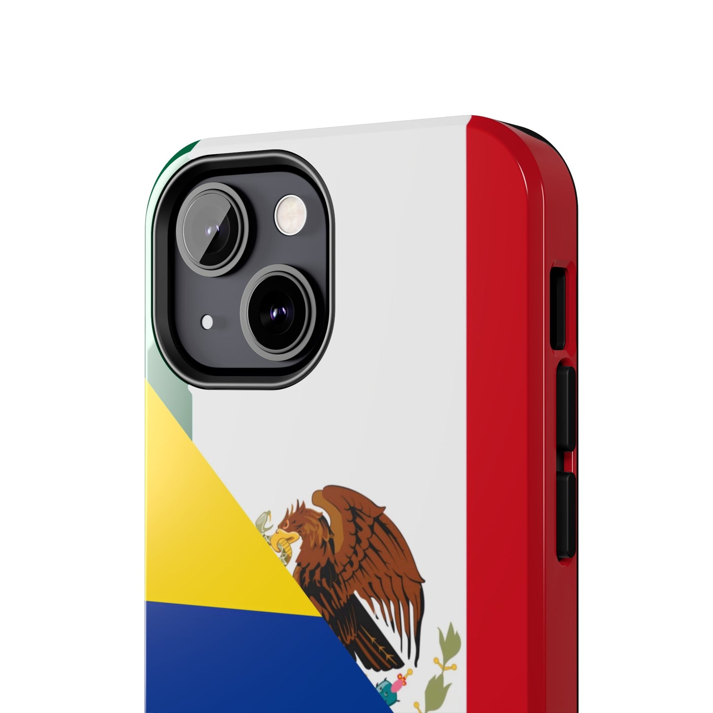 Mexican Colombian Flag Half Mexico Colombia Tough Phone Cases