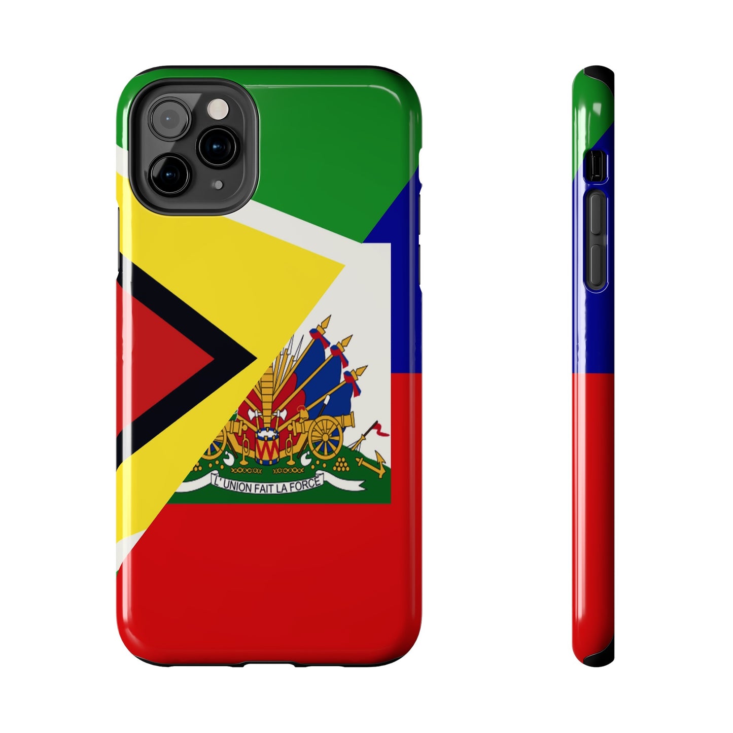 Haiti Guyana Flag Haitian Guyanese Tough Phone Cases