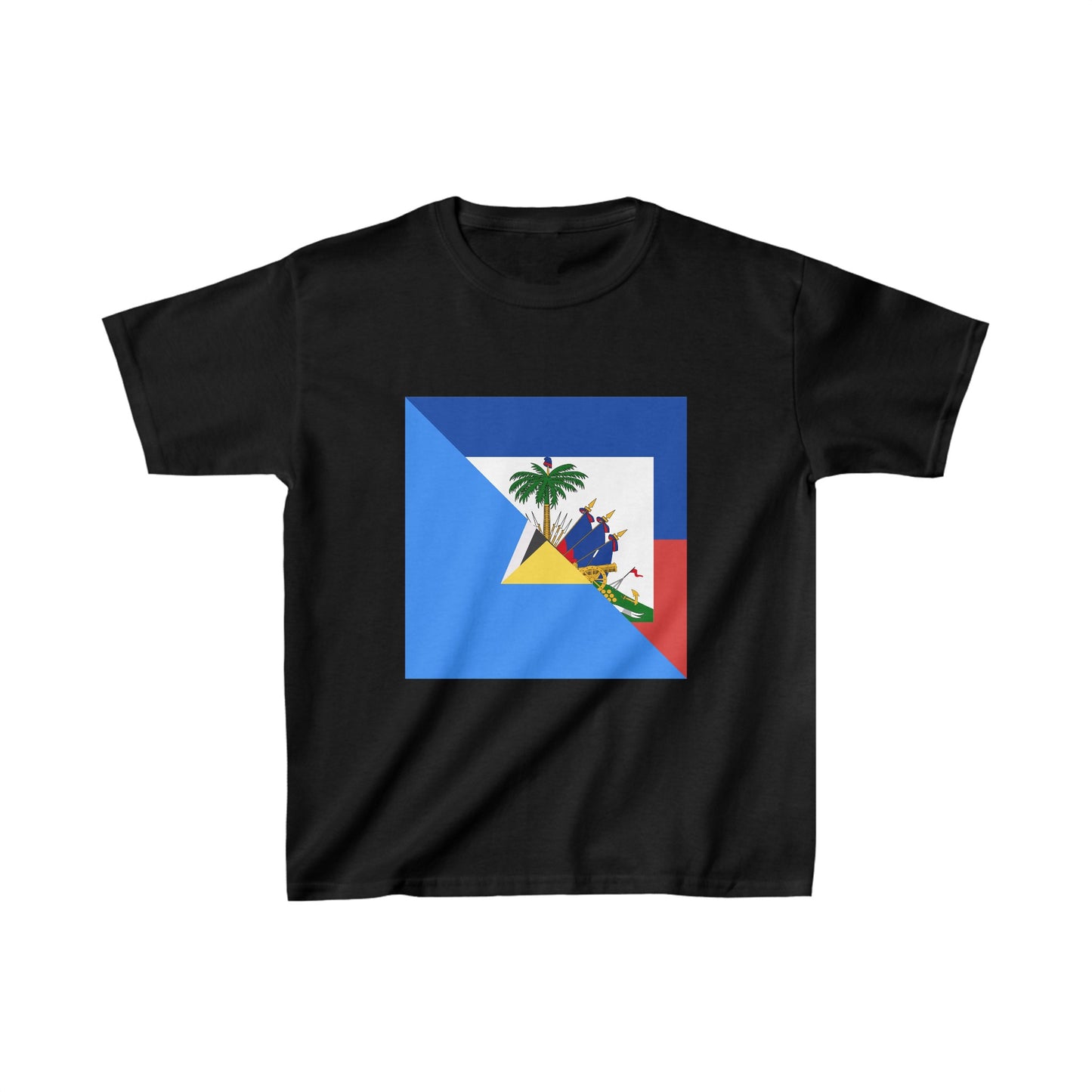 Kids Haiti St Lucia Flag Haitian T-Shirt | Unisex Tee Shirt