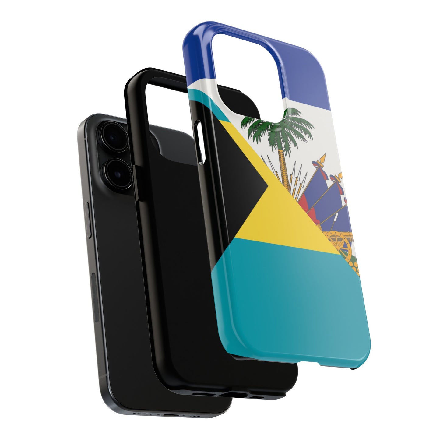 Bahamas Haiti Flag Bahamian Haitian Tough Phone Cases