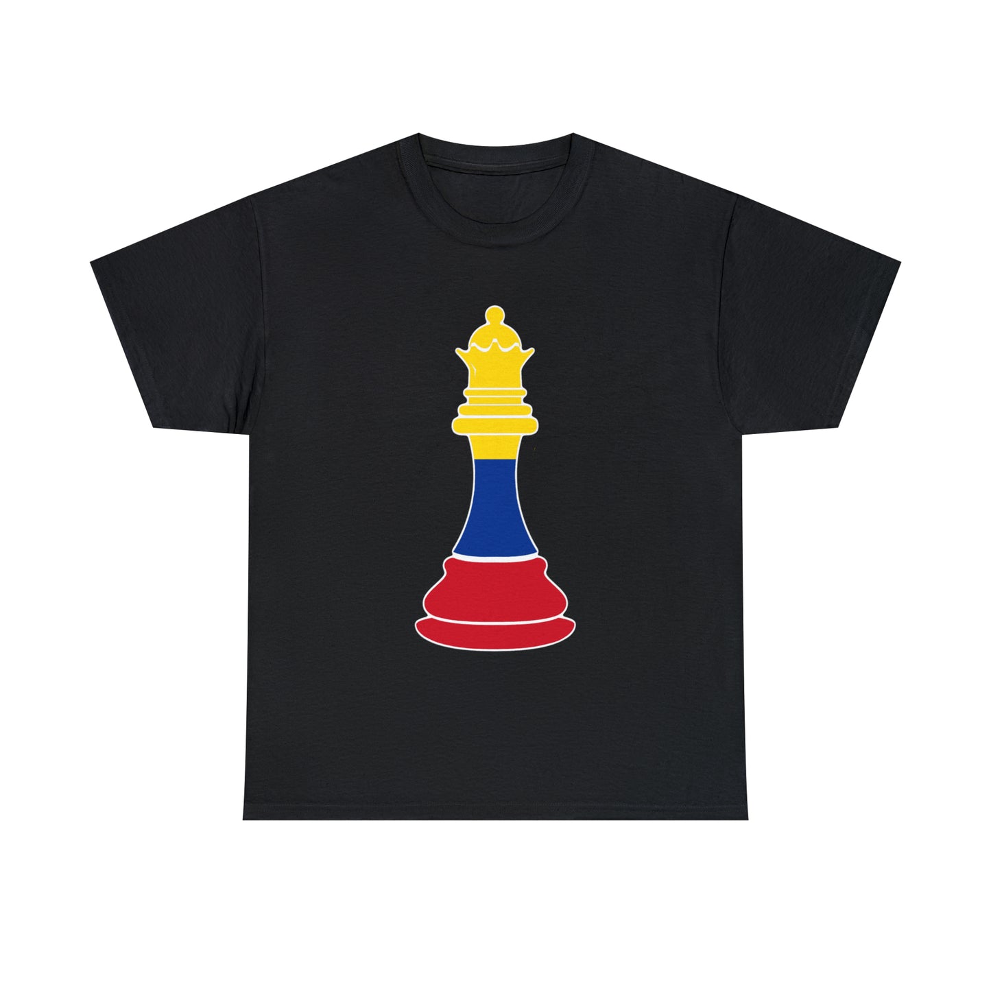 Colombian Queen Flag Chess Piece Colombia T-Shirt | Unisex Tee Shirt