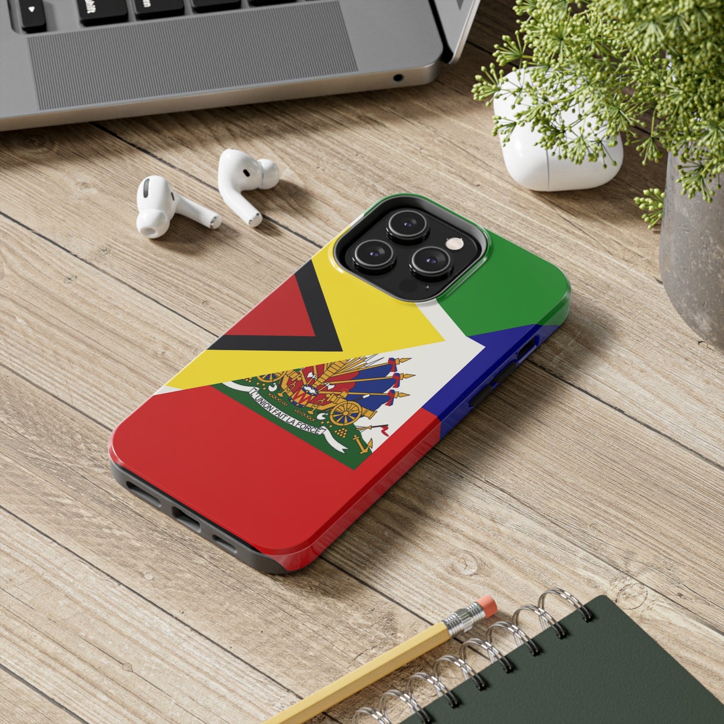 Haiti Guyana Flag Haitian Guyanese Tough Phone Cases