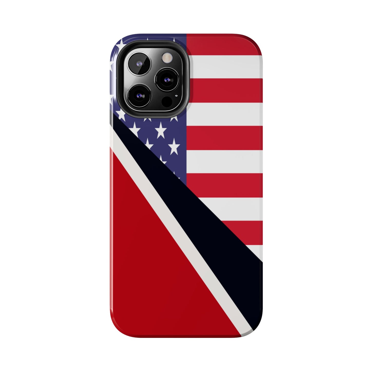 Trinidad American Flag Trini USA Tough Phone Cases