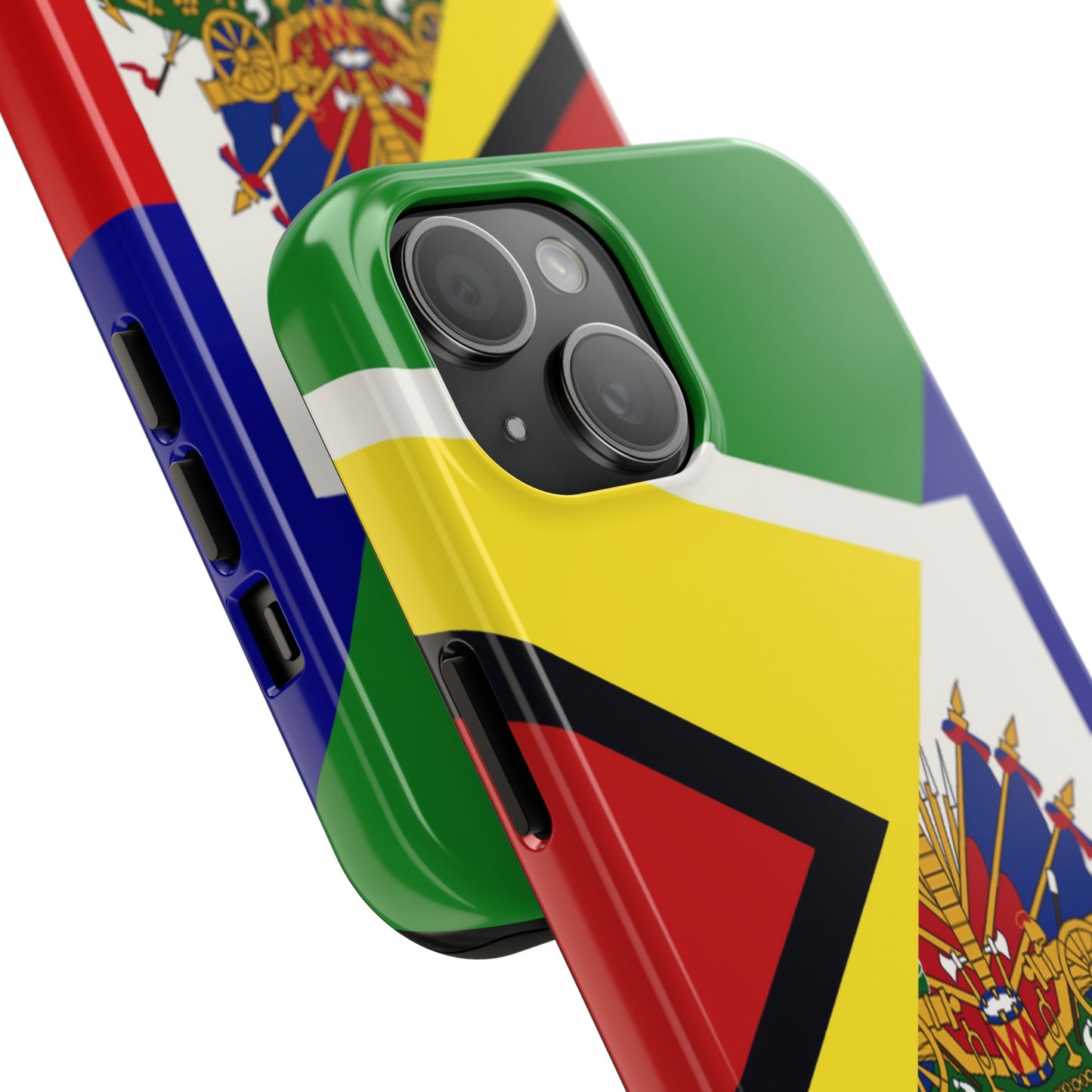 Haiti Guyana Flag Haitian Guyanese Tough Phone Cases