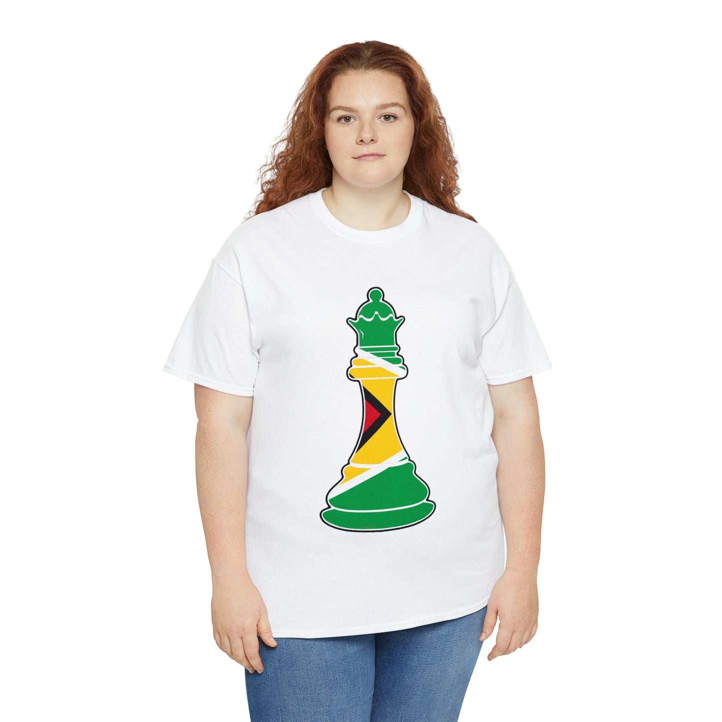 Guyanese Queen Flag Chess Piece Guyana T-Shirt | Unisex Tee Shirt