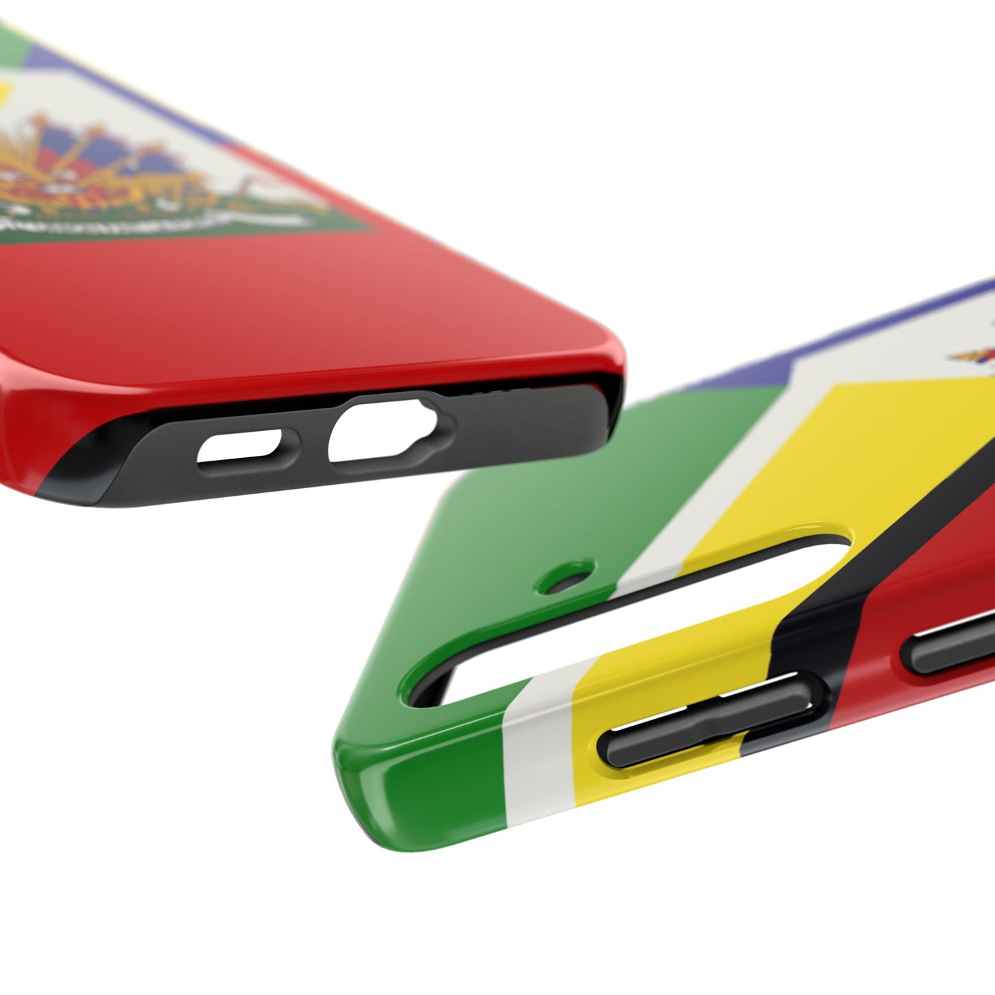 Haiti Guyana Flag Haitian Guyanese Tough Phone Cases