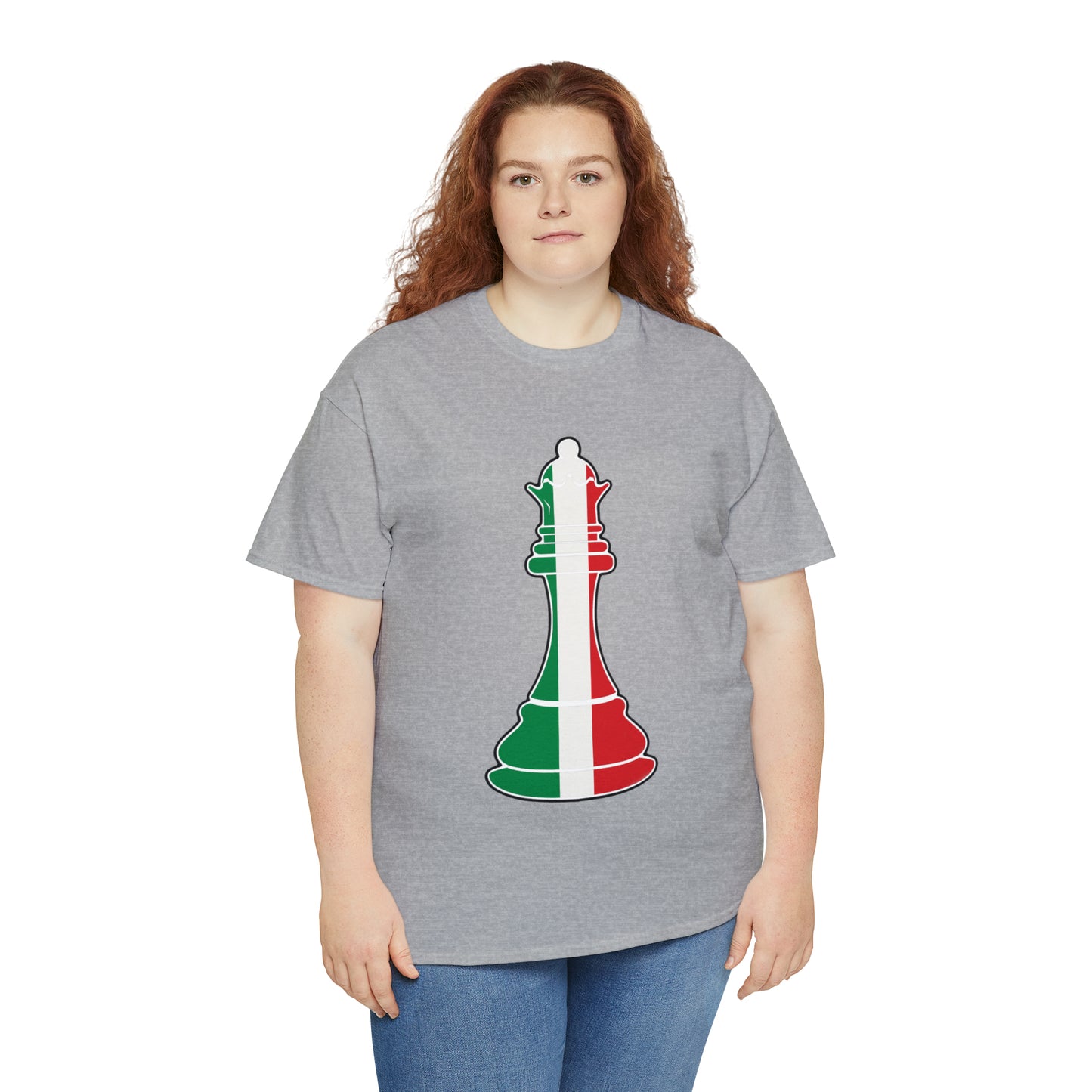 Italian Queen Flag Chess Piece Italy T-Shirt | Unisex Tee Shirt