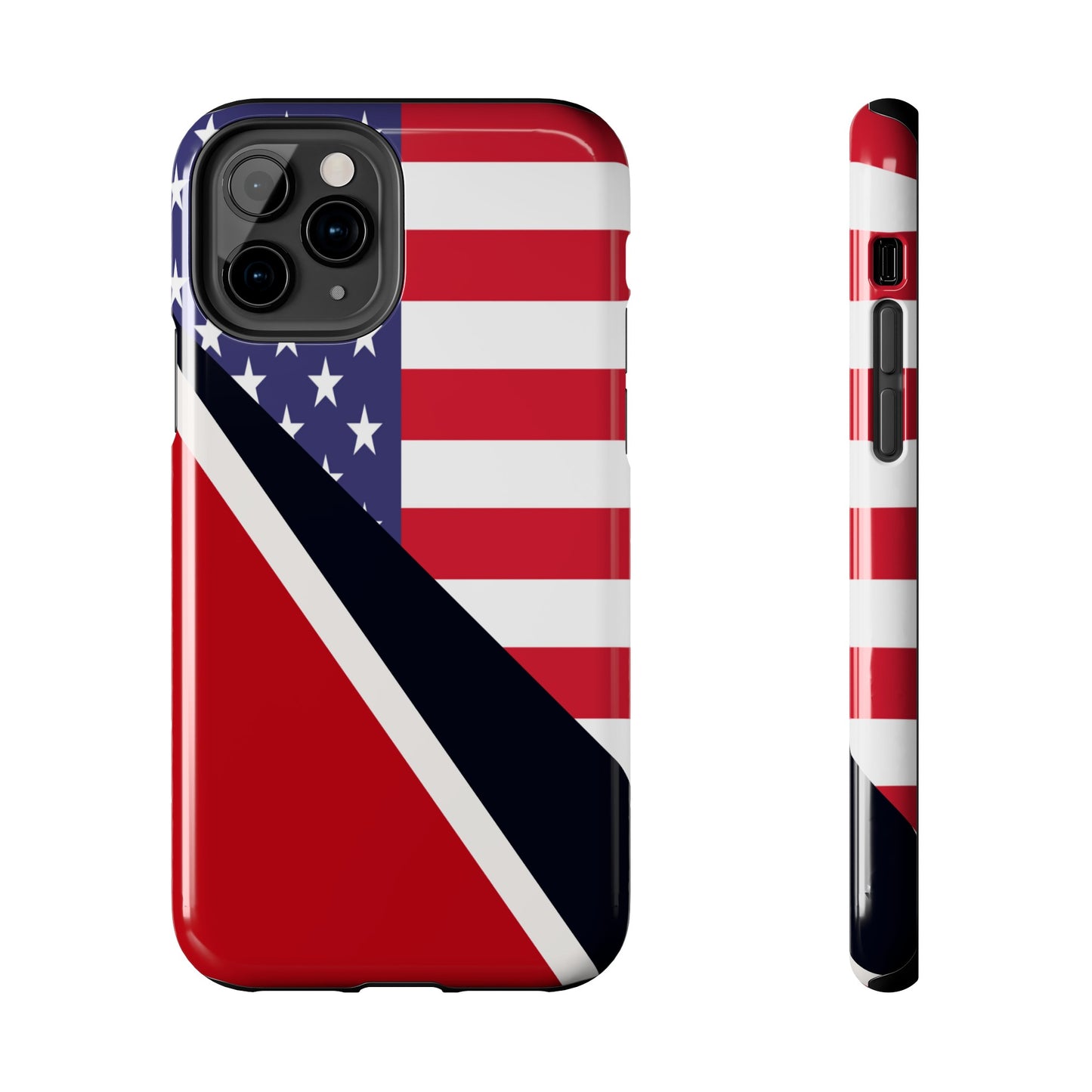 Trinidad American Flag Trini USA Tough Phone Cases