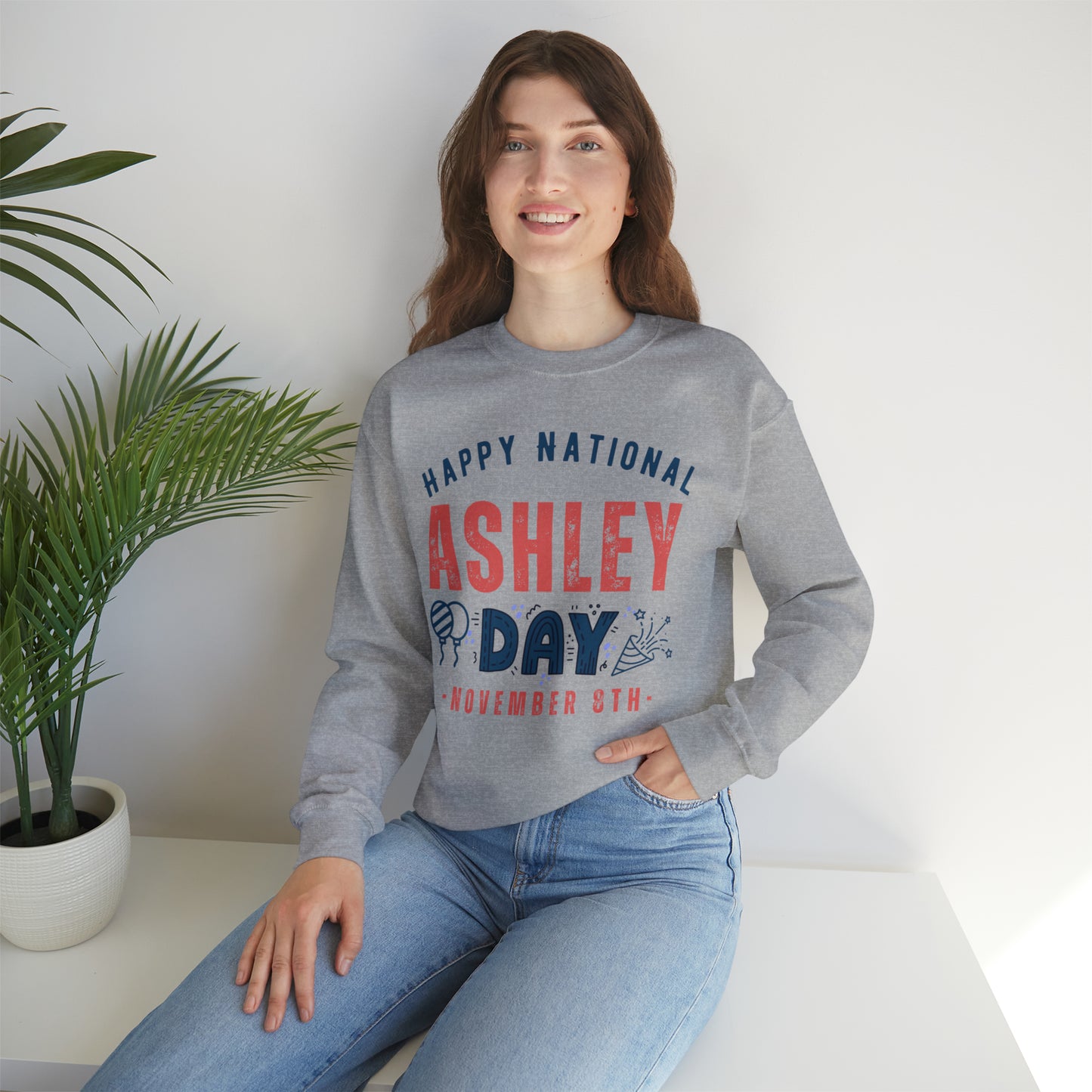 National Ashley Day November 8th Name Unisex Sweatshirt