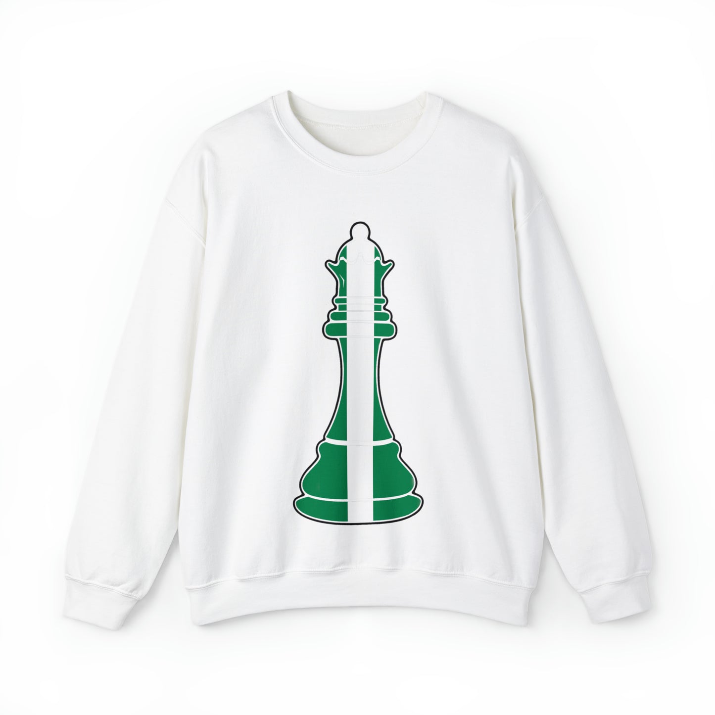 Nigerian Queen Flag Chess Piece Nigeria Unisex Sweatshirt