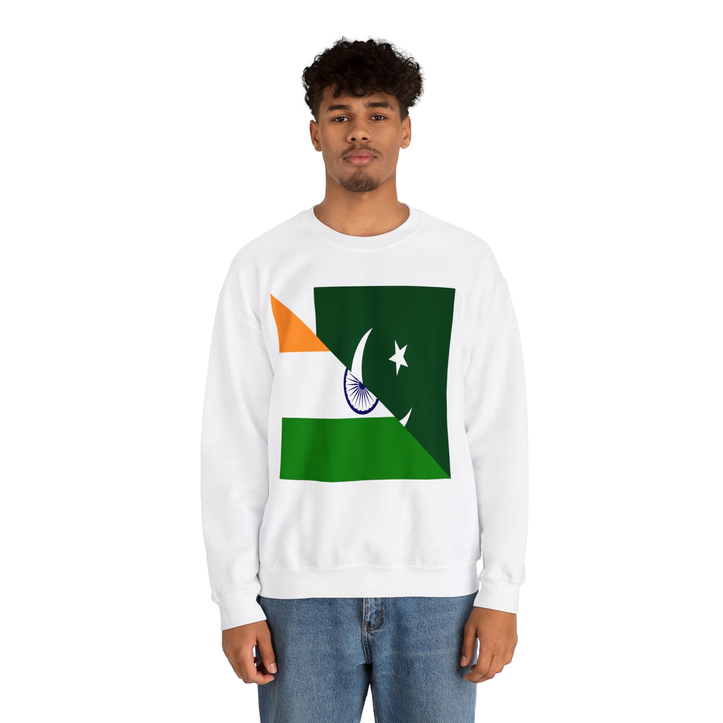 Pakistani Indian Flag Pakistan India Unisex Sweatshirt