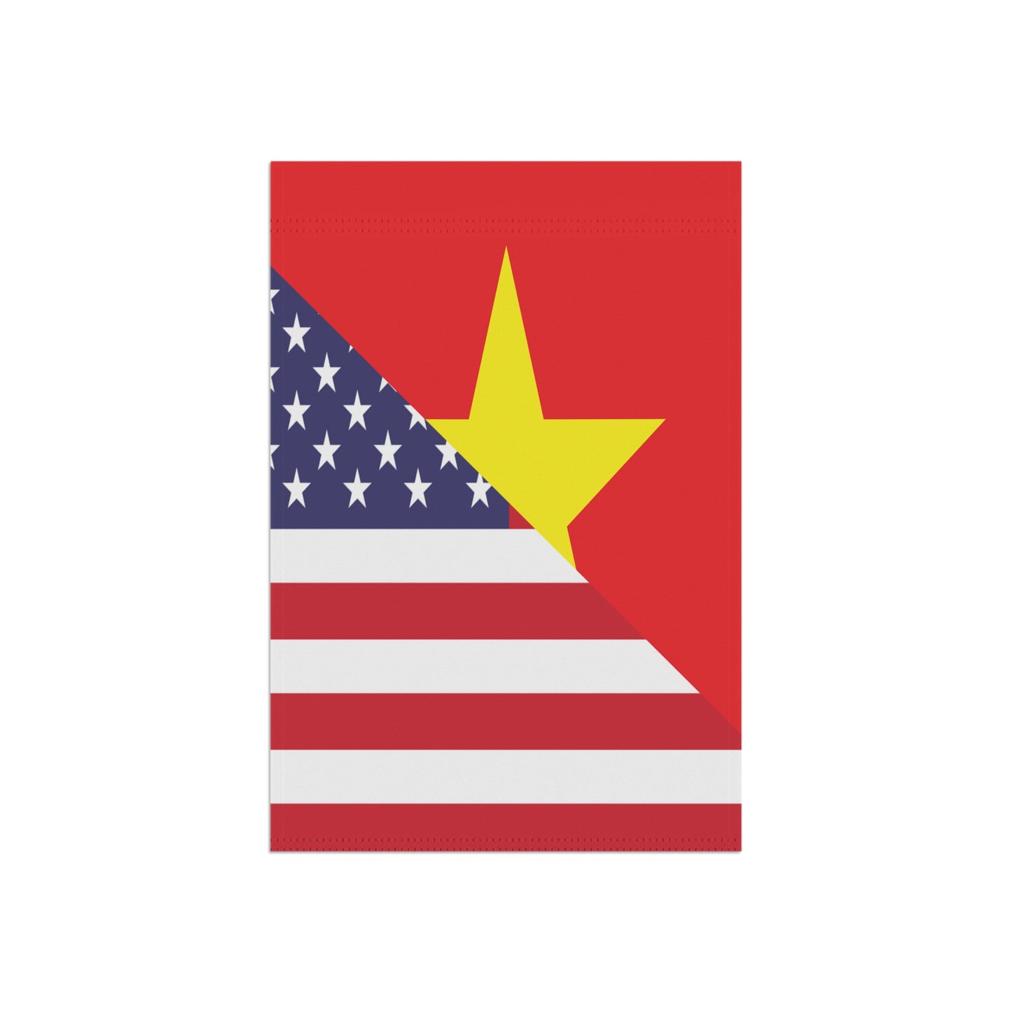 Vietnamese American Flag Half Vietnam USA Garden & House Banner
