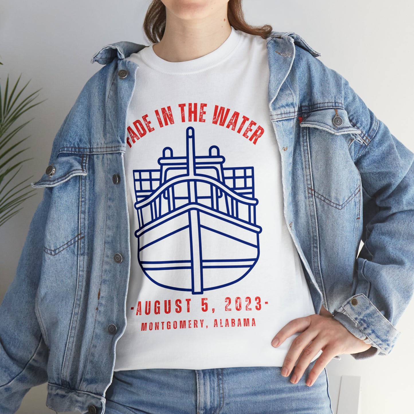 Fade in The Water Tee Shirt | Thors Chair Montgomery Alabama Boat T-Shirt