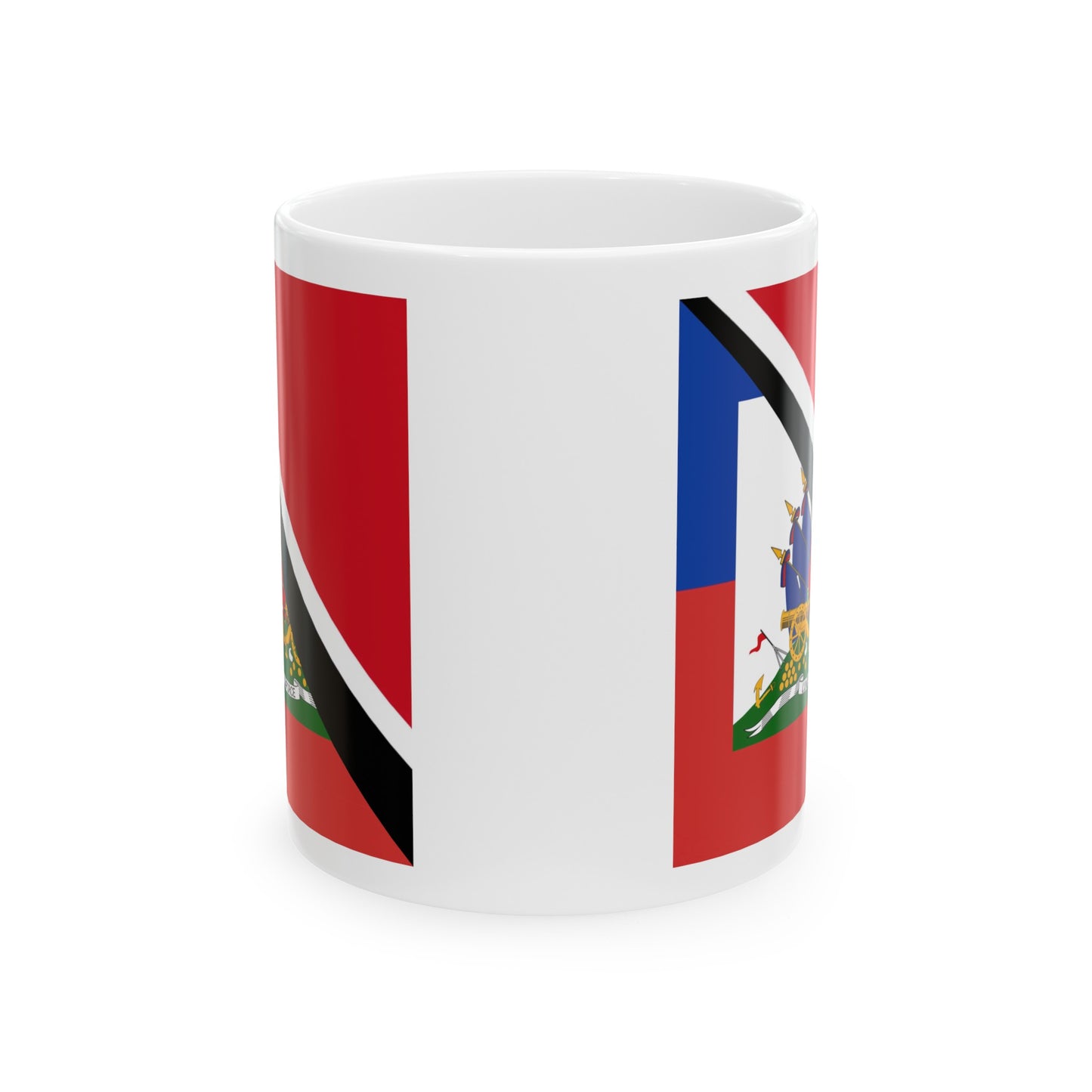 Haitian Trinidad and Tobago Flag Haitian Trini Ceramic Mug 11oz, 15oz Cup