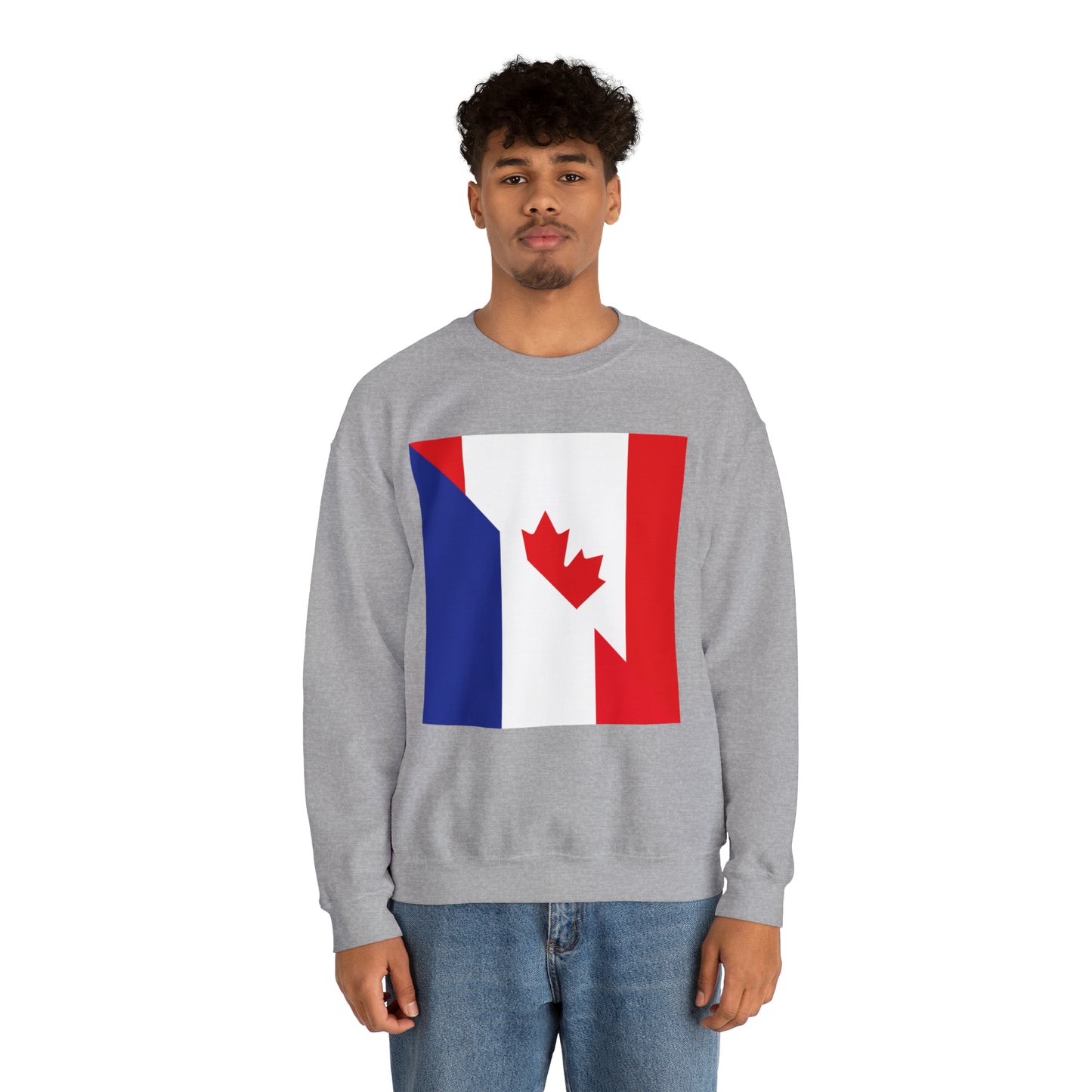 French Canadian Flag France Canada Unisex Sweatshirt