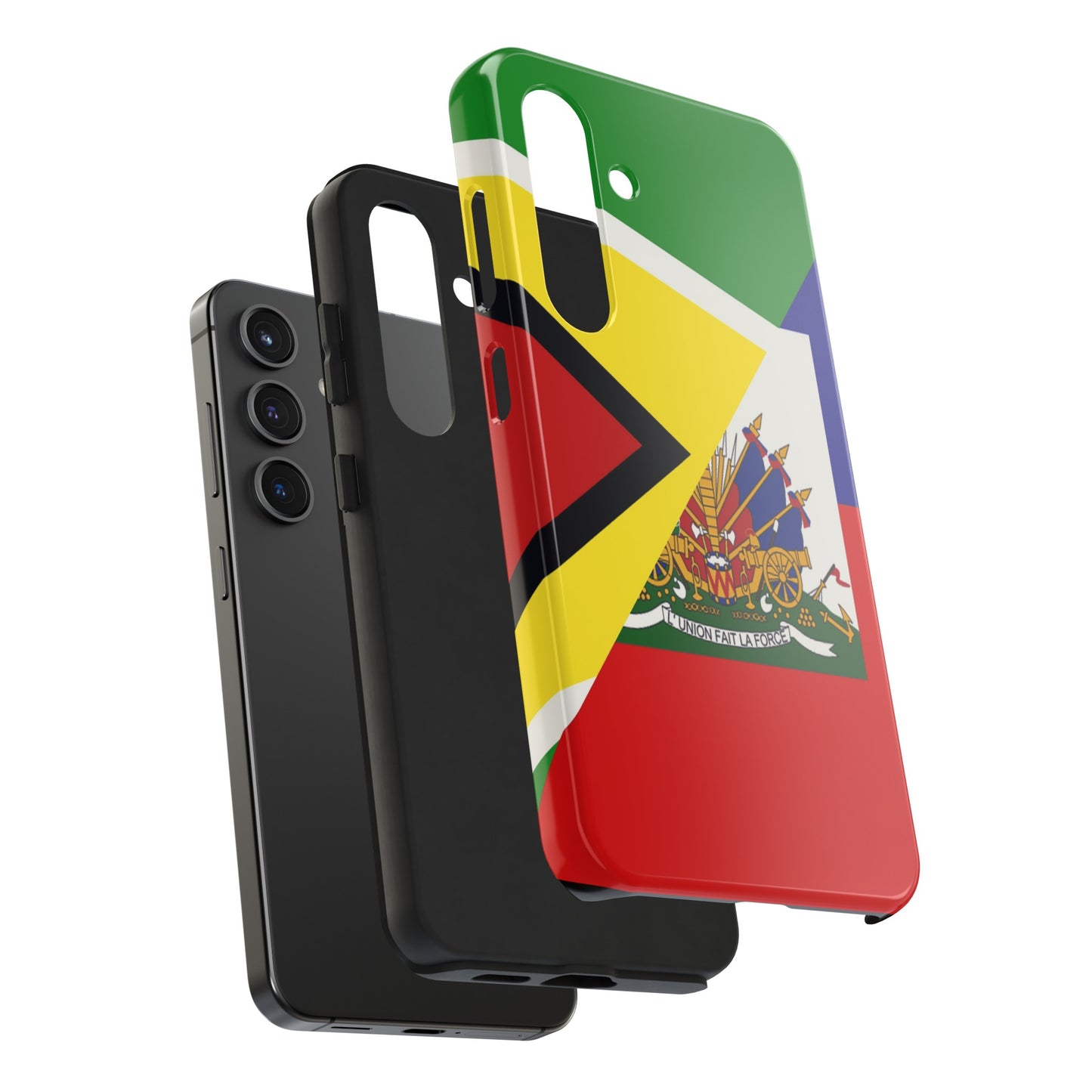 Haiti Guyana Flag Haitian Guyanese Tough Phone Cases