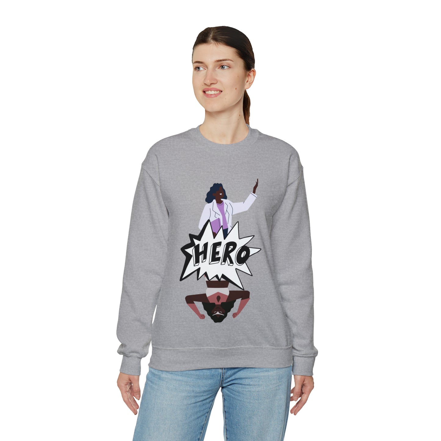 Super Hero Doctor Medical Staff Unisex Sweatshirt